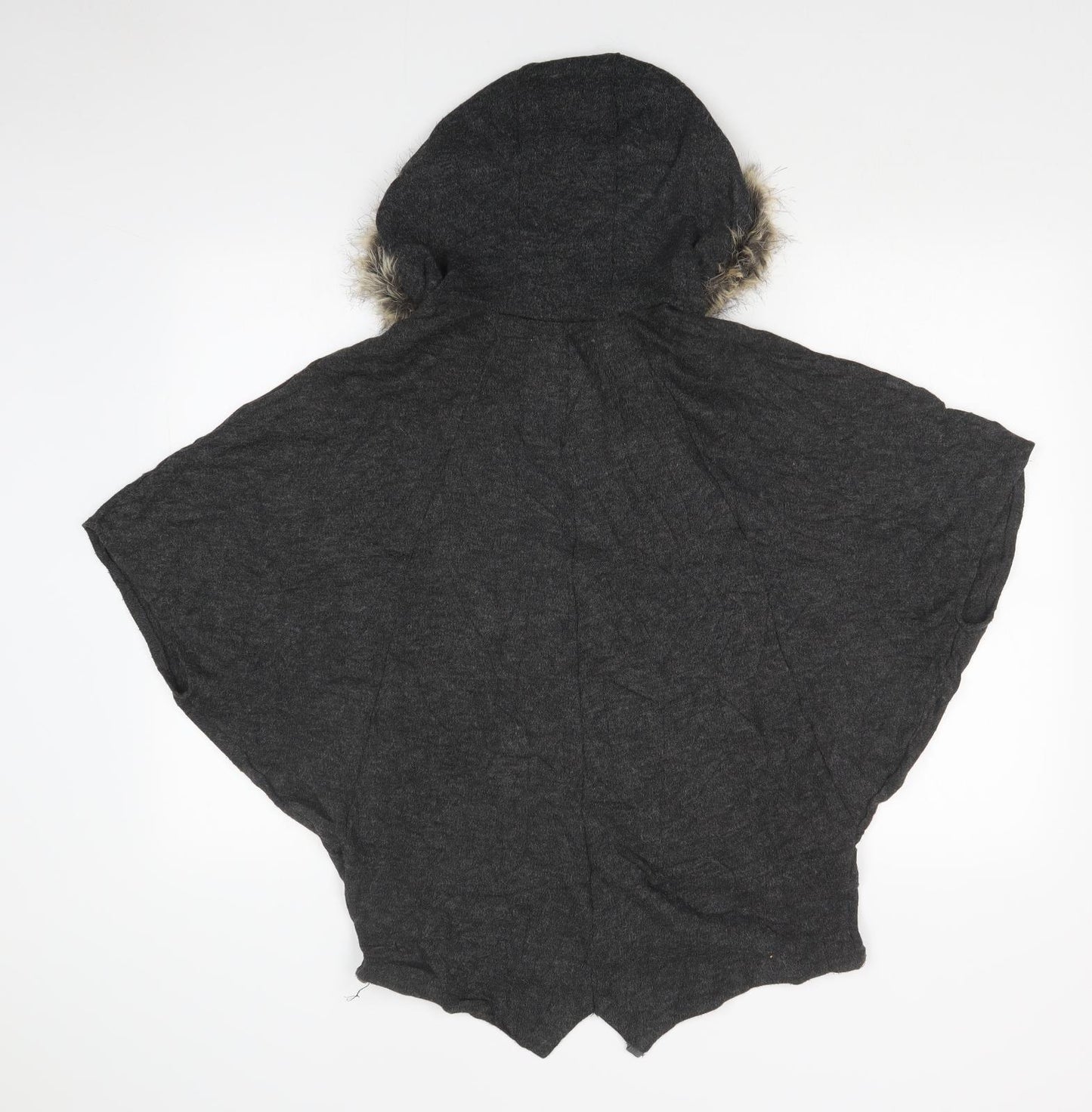 Crafted Womens Grey   Full Zip Jumper Size 10