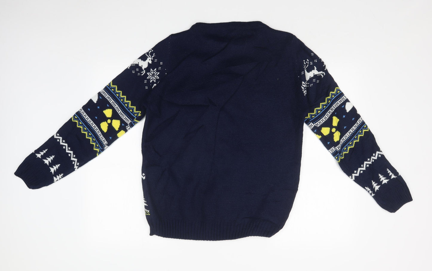 NUMSKULL Mens Multicoloured Fair Isle  Pullover Jumper Size M  - Christmas