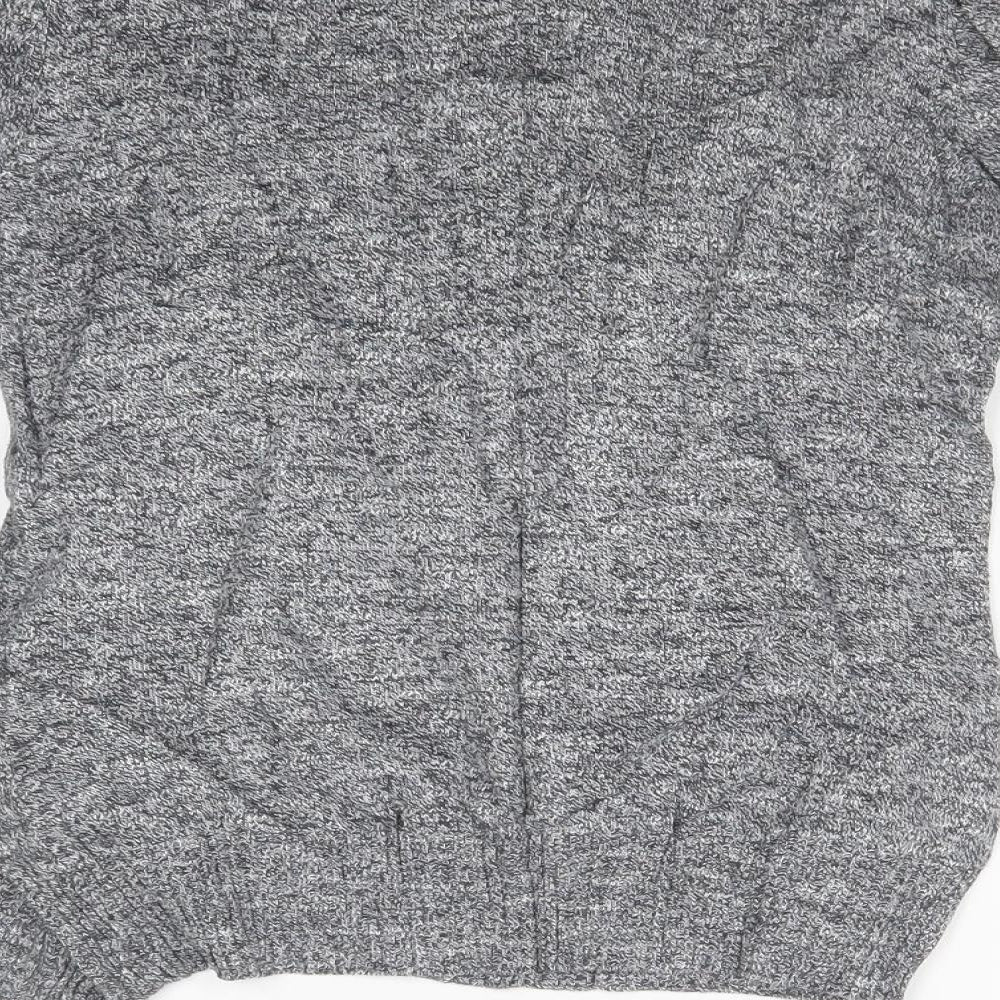 H&M Womens Grey   Cardigan Jumper Size 8