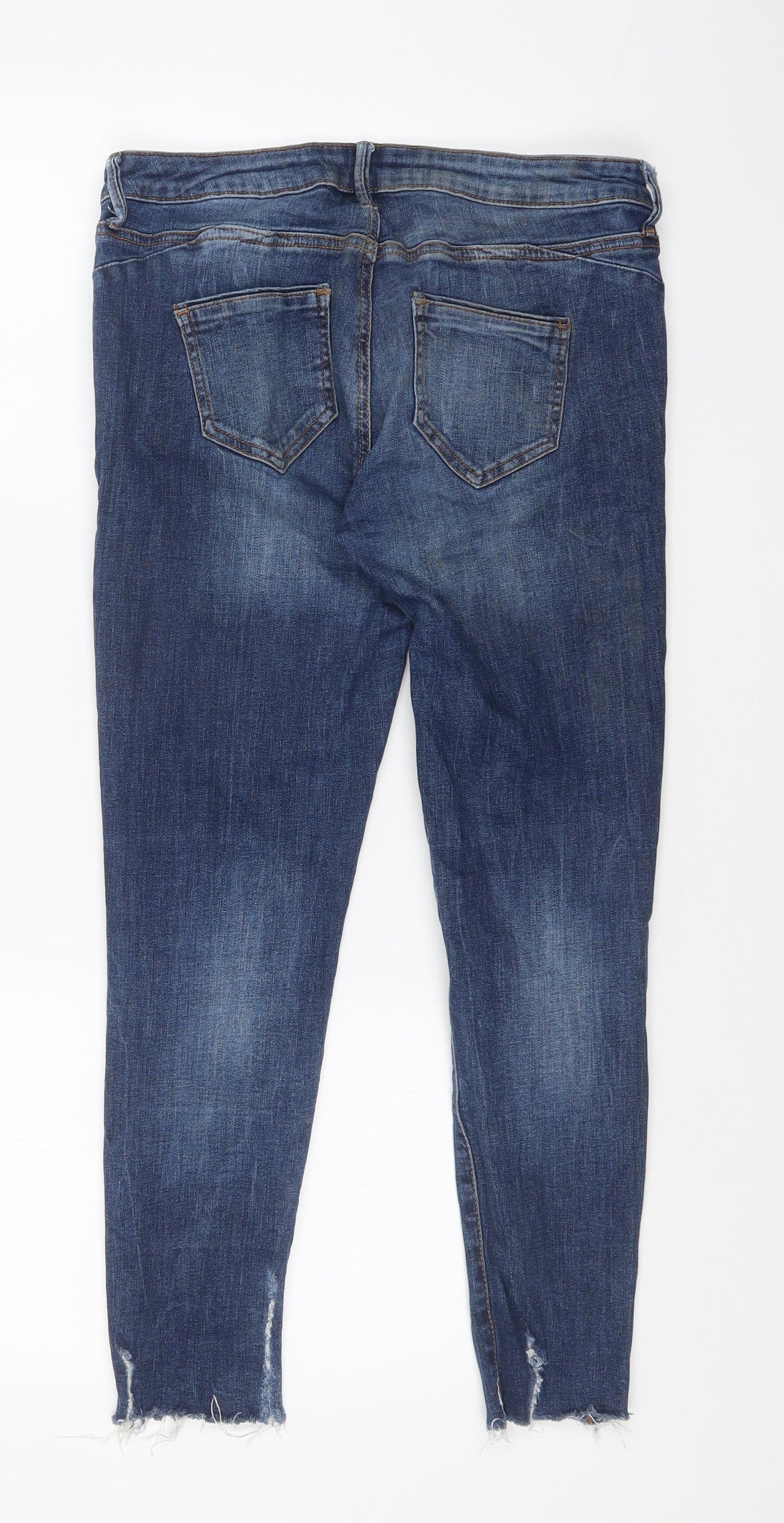 DENIM CO Womens Blue   Skinny Jeans Size 10 L24 in