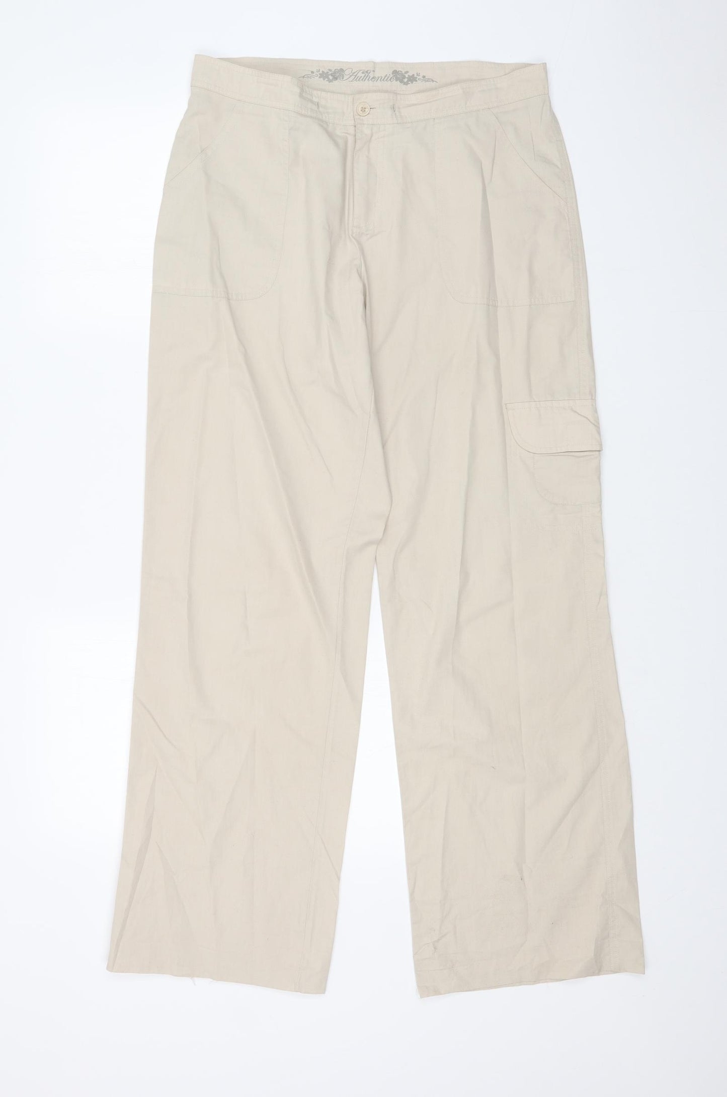EVIE Womens Beige   Trousers  Size 12 L30 in