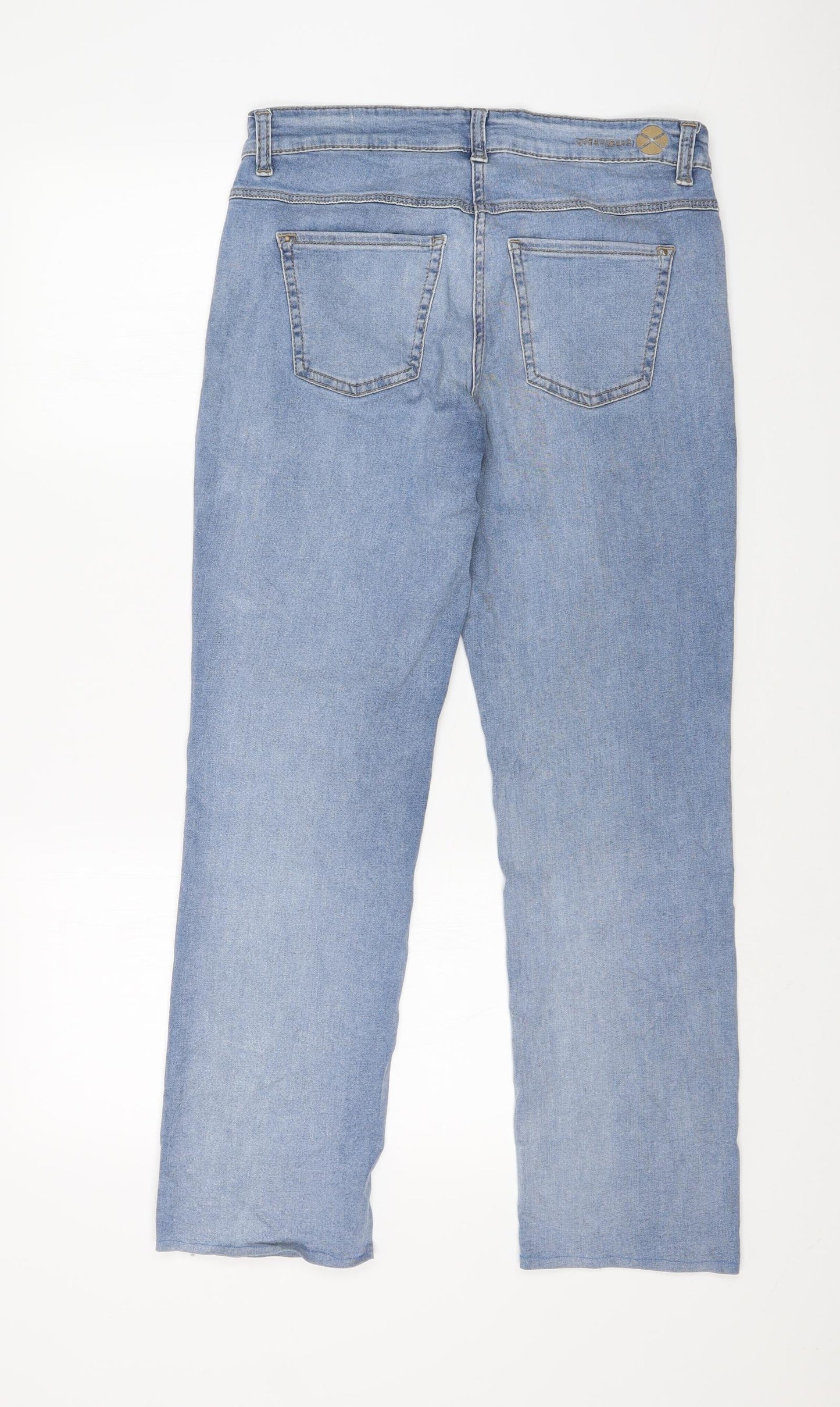 MAC Womens Blue   Straight Jeans Size 12 L27 in