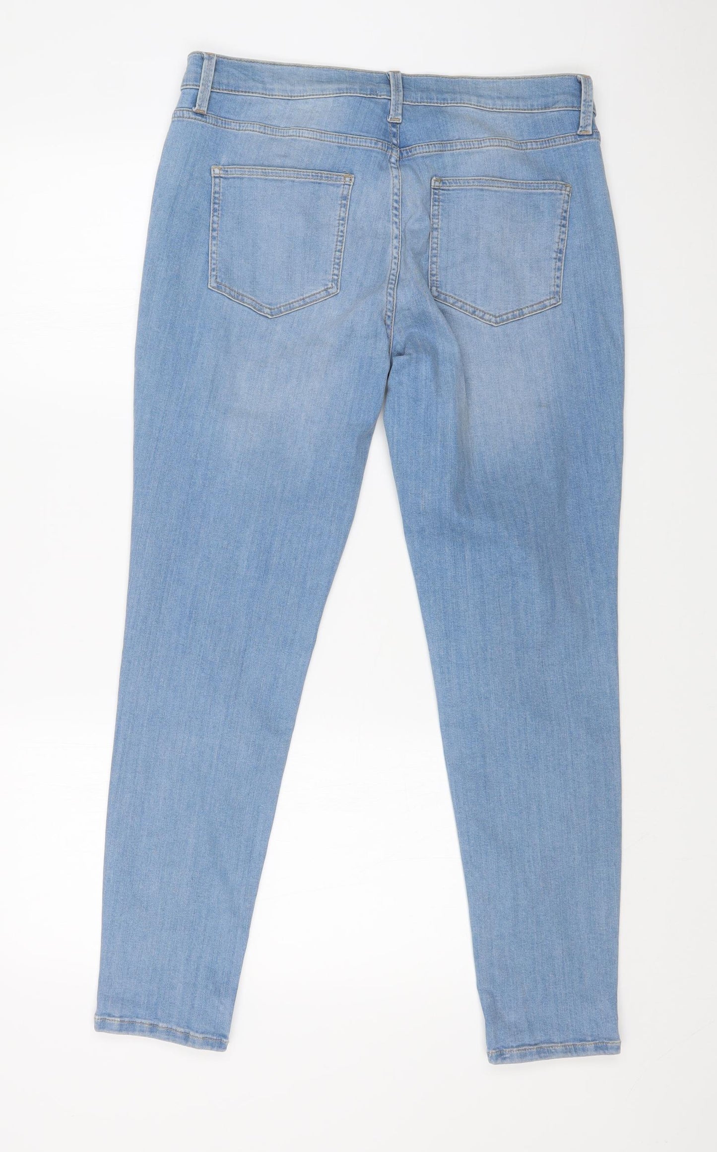 French Connection Womens Blue   Skinny Jeans Size 16 L28 in