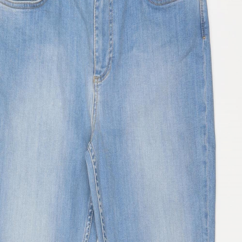 French Connection Womens Blue   Skinny Jeans Size 16 L28 in