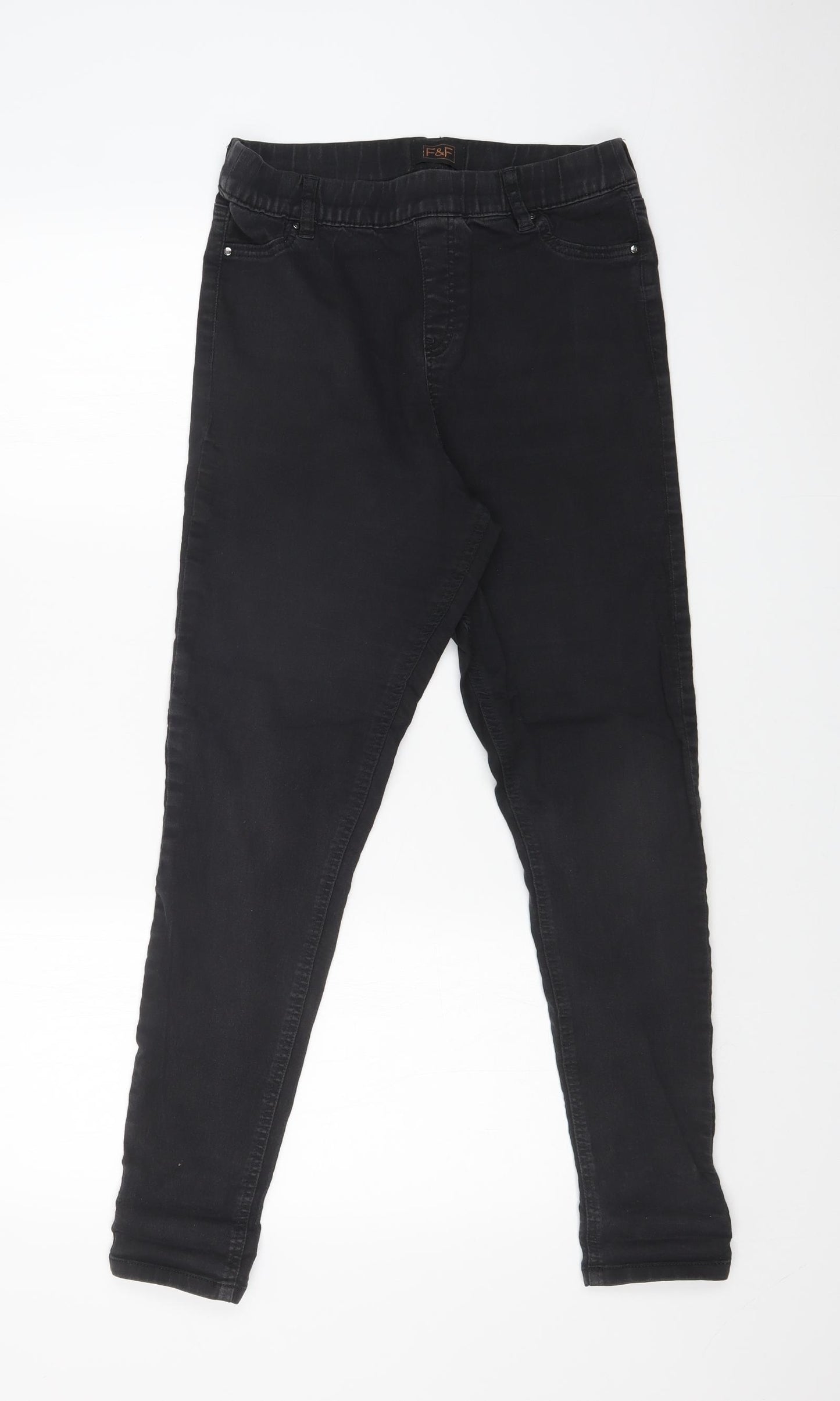 F&F Womens Black   Skinny Jeans Size 14 L27 in