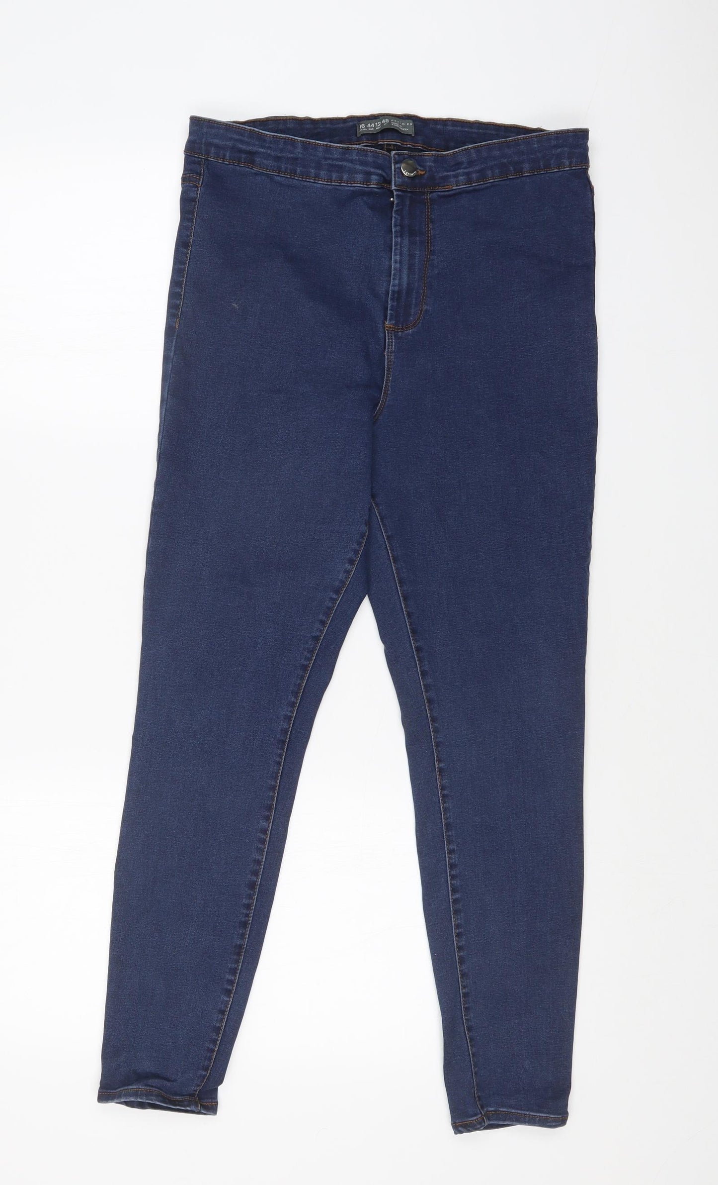 DENIM CO Womens Blue   Skinny Jeans Size 16 L26 in