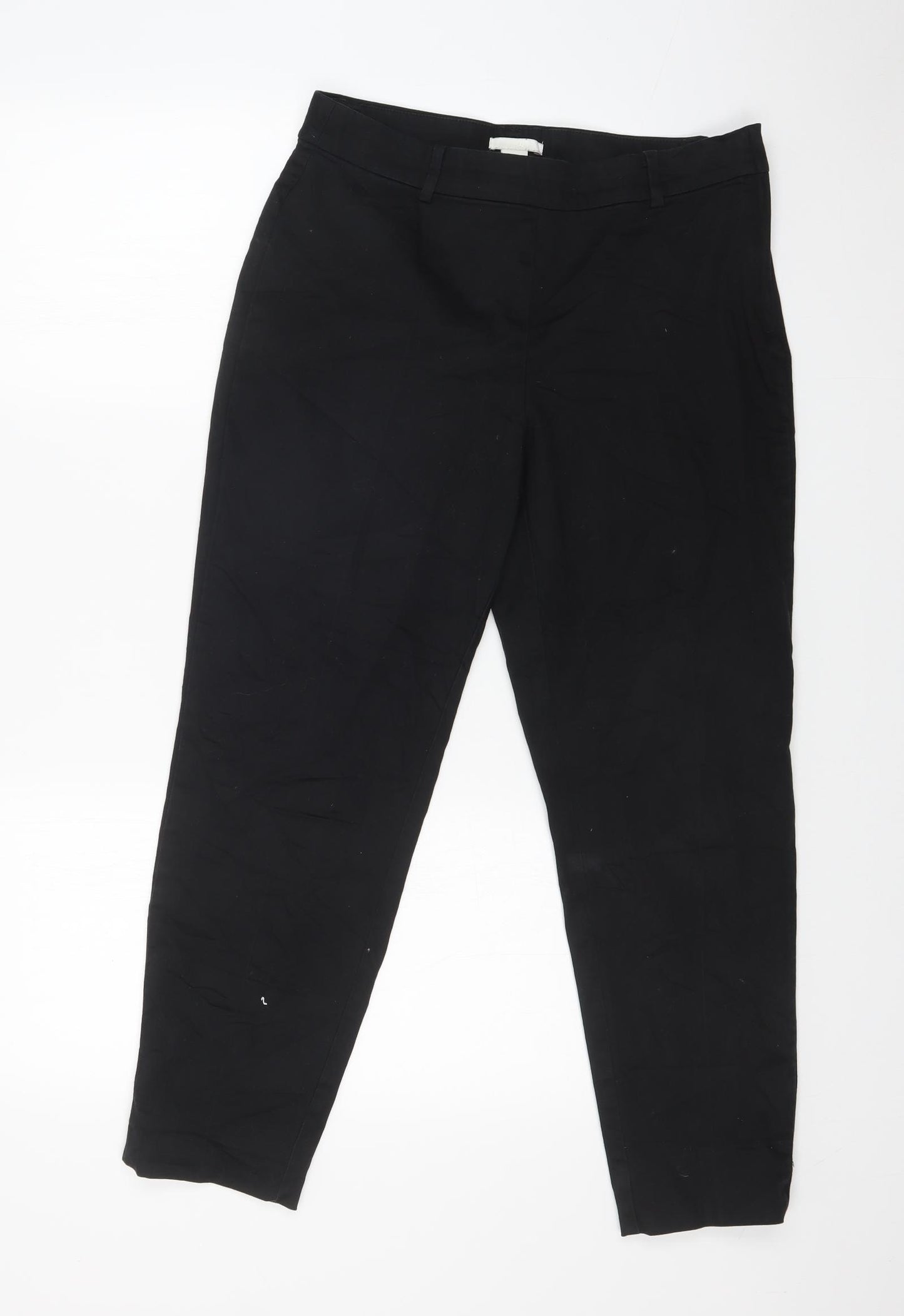H&M Womens Black   Tapered Jeans Size 12 L25 in