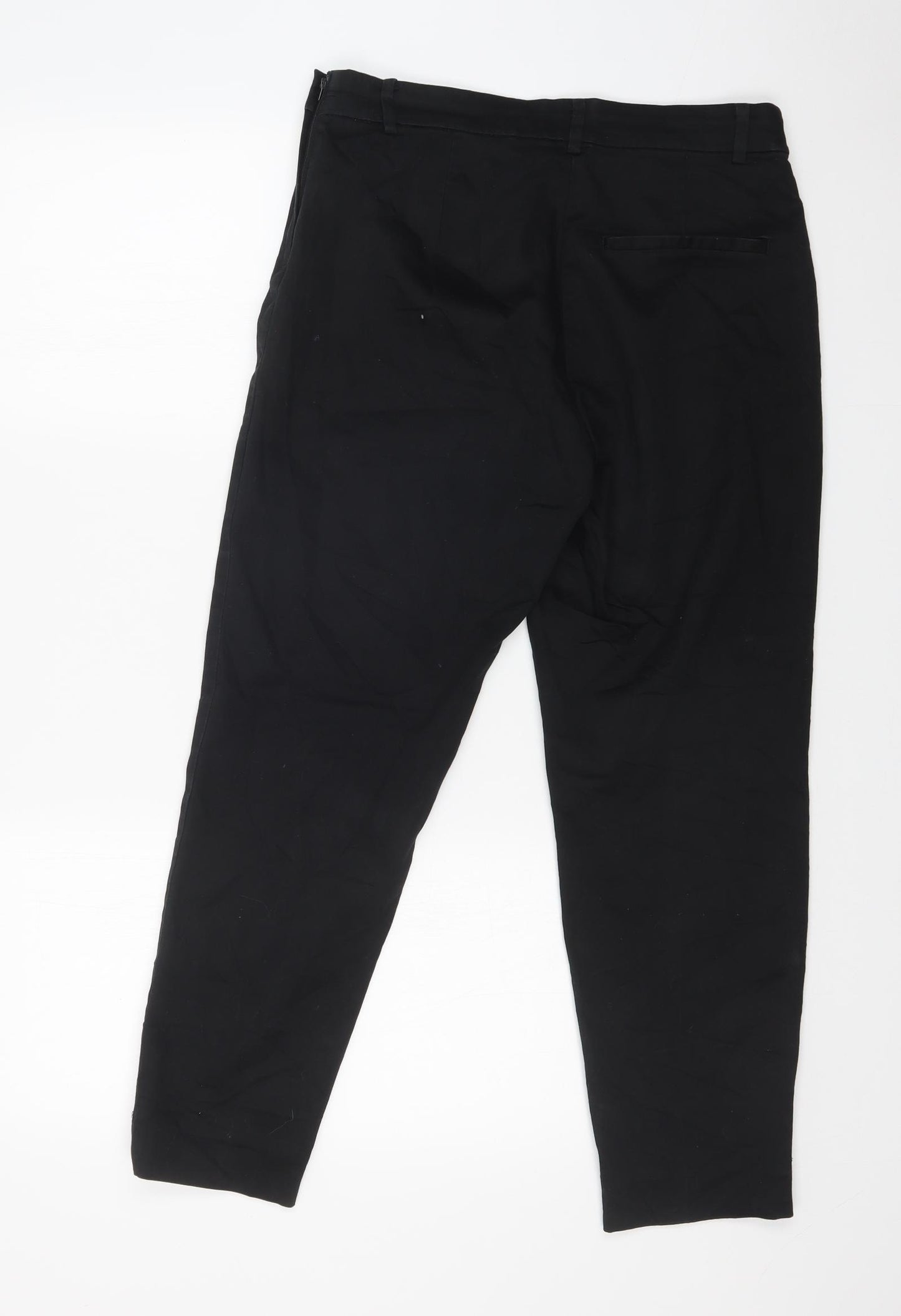 H&M Womens Black   Tapered Jeans Size 12 L25 in
