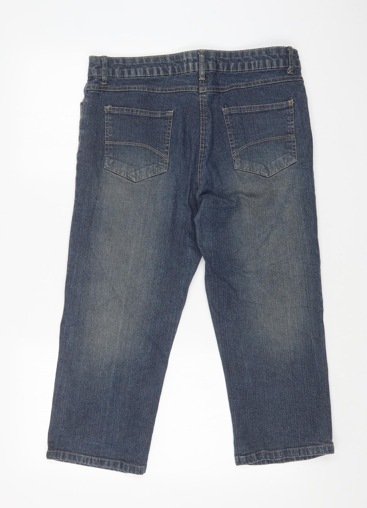 TU Womens Blue   Cropped Jeans Size 12