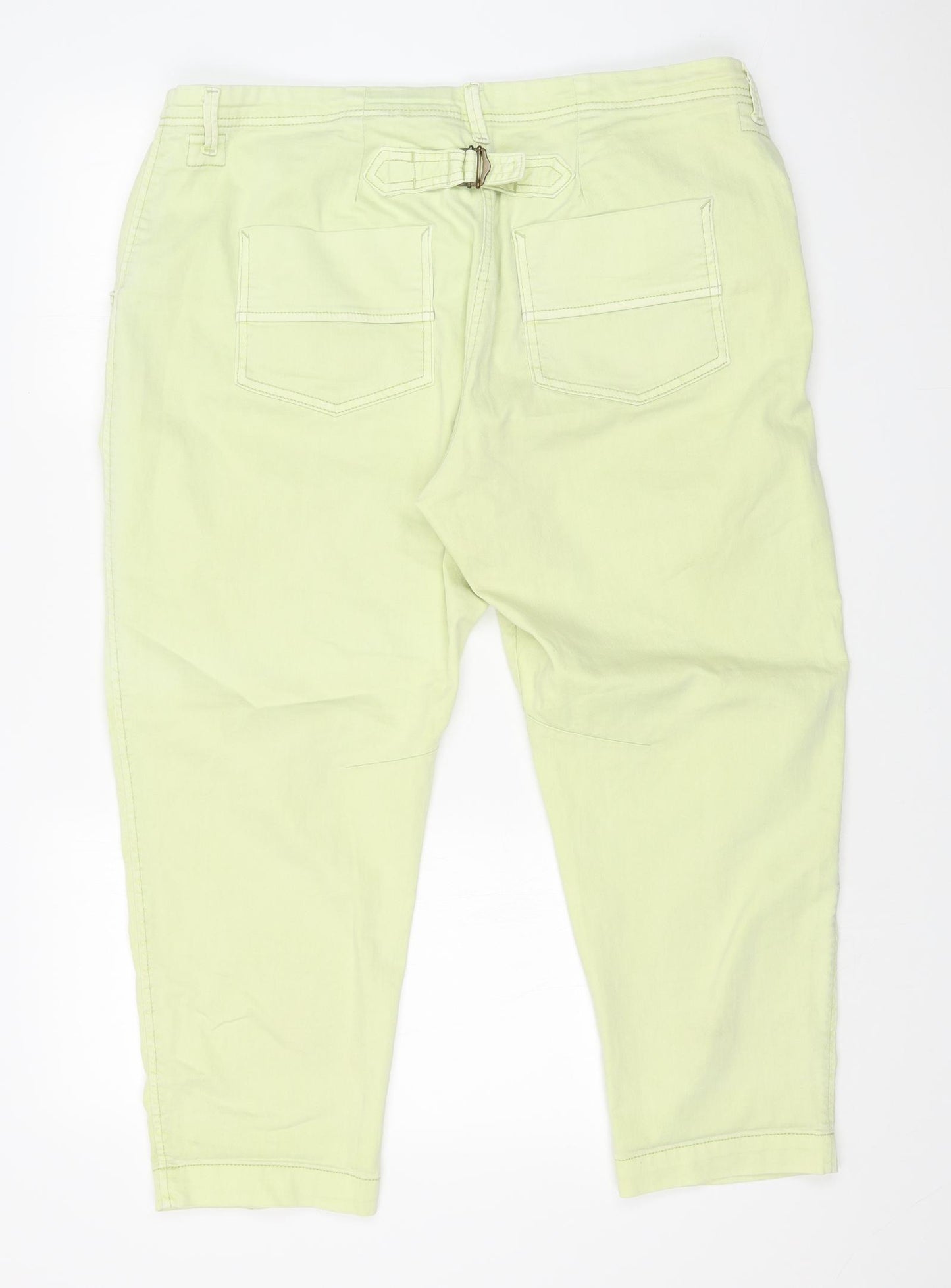 NEXT Womens Green   Straight Jeans Size 18 L23 in