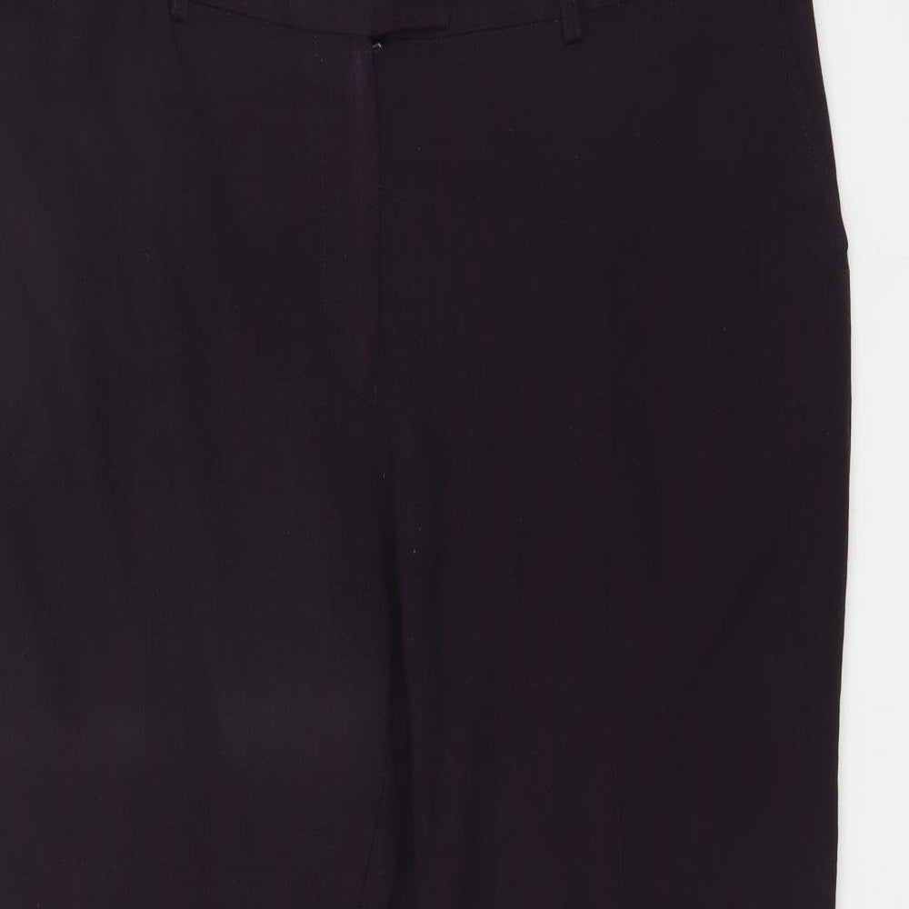 SIMON JERSEY Womens Purple   Trousers  Size 18 L27 in