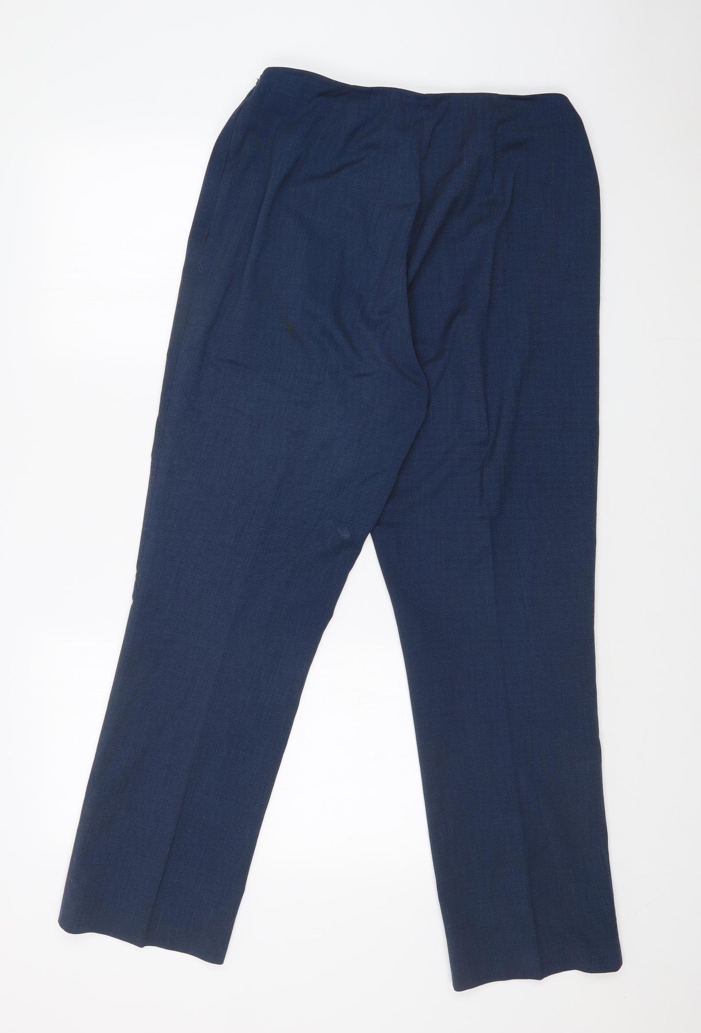 M&S Womens Blue   Trousers  Size 16 L29 in