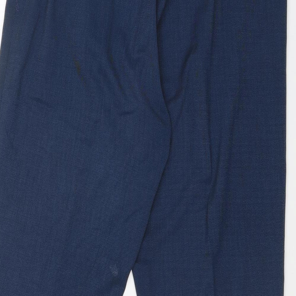 M&S Womens Blue   Trousers  Size 16 L29 in