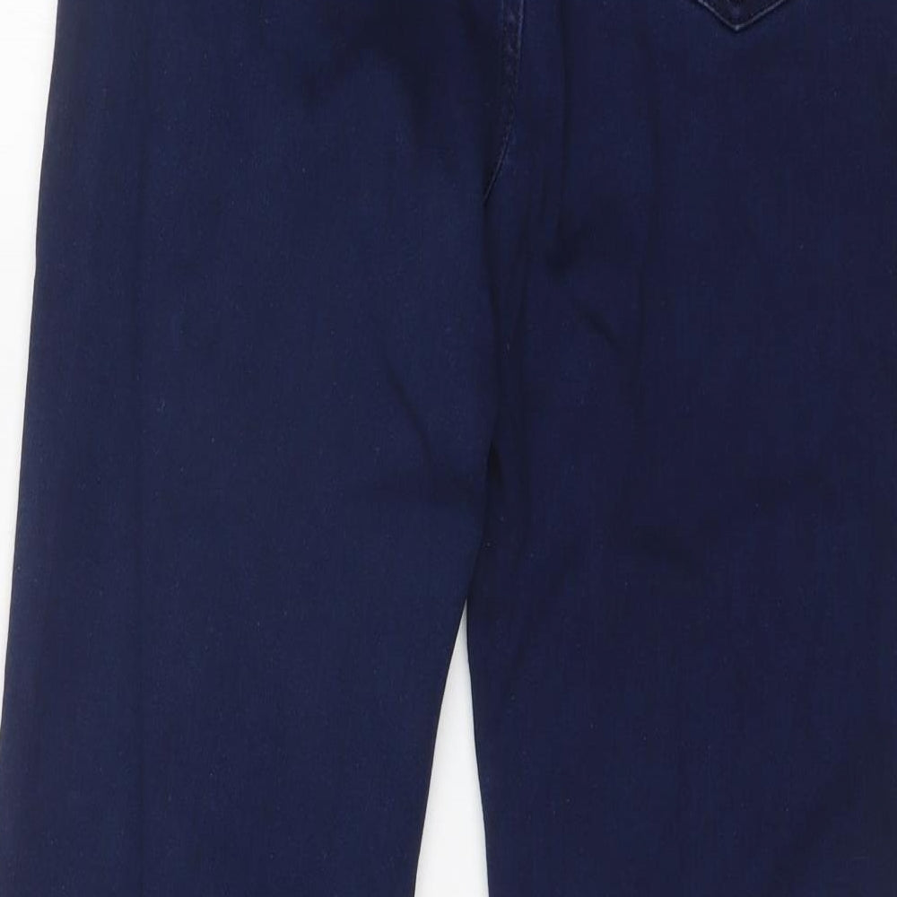 M&S Womens Blue   Straight Jeans Size 12 L27 in