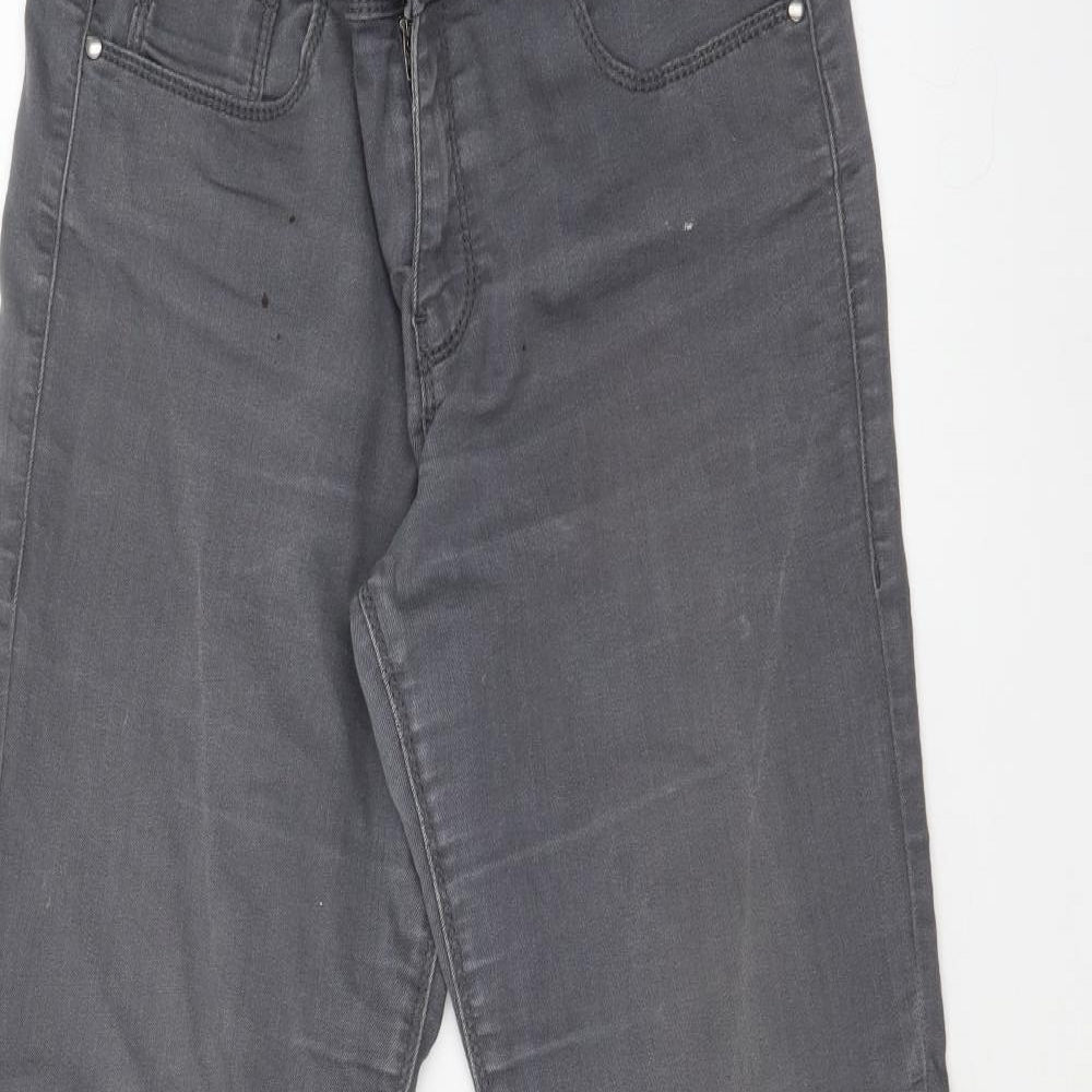 Dorothy Perkins Womens Grey   Skinny Jeans Size 12 L29 in