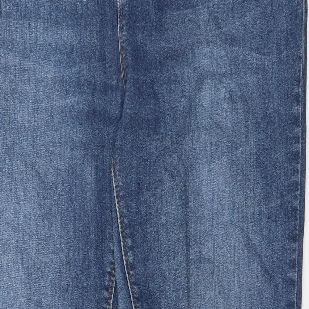 DENIM CO Womens Blue   Straight Jeans Size 16 L29 in