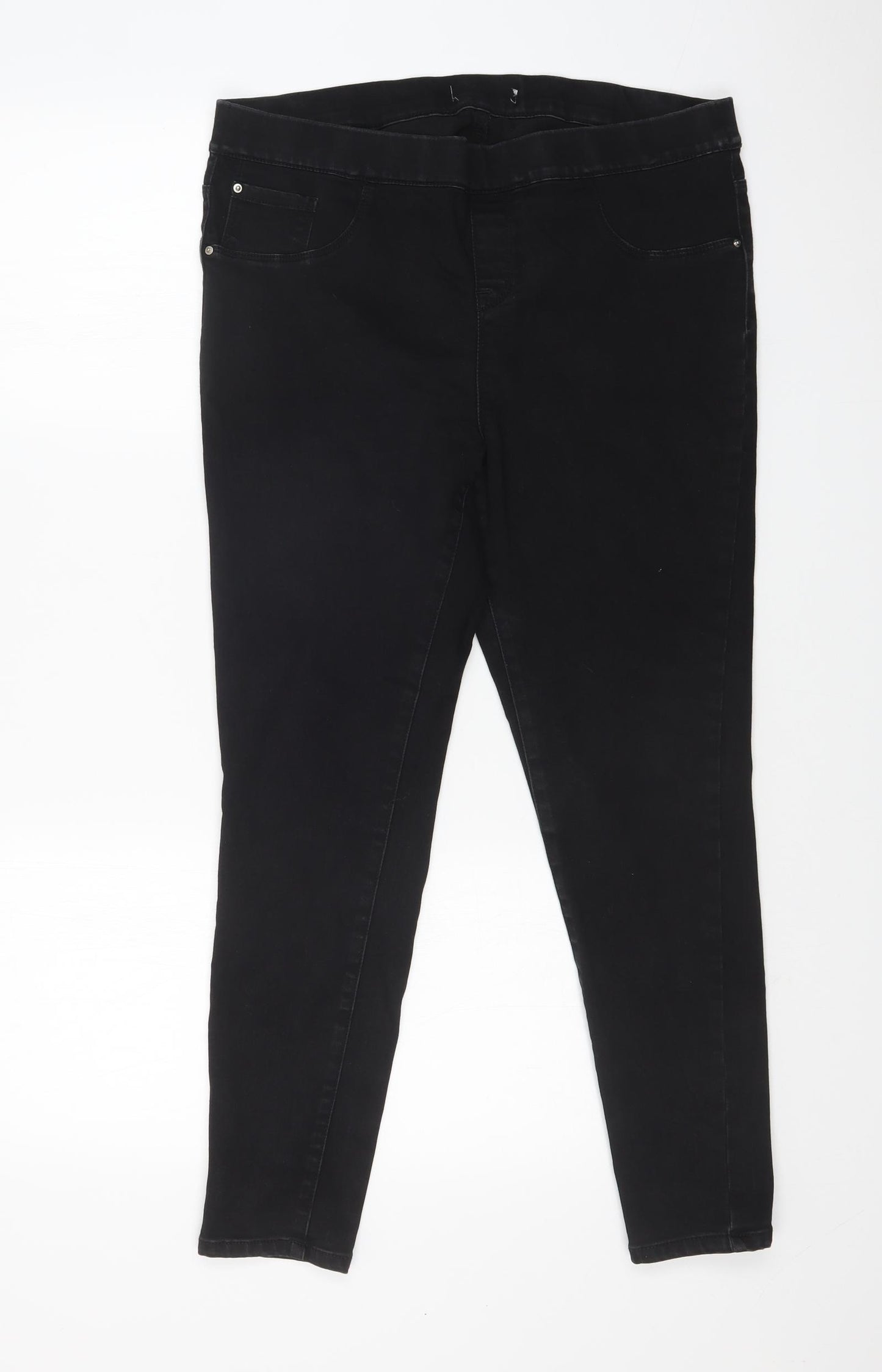 George Womens Black   Skinny Jeans Size 16 L26 in