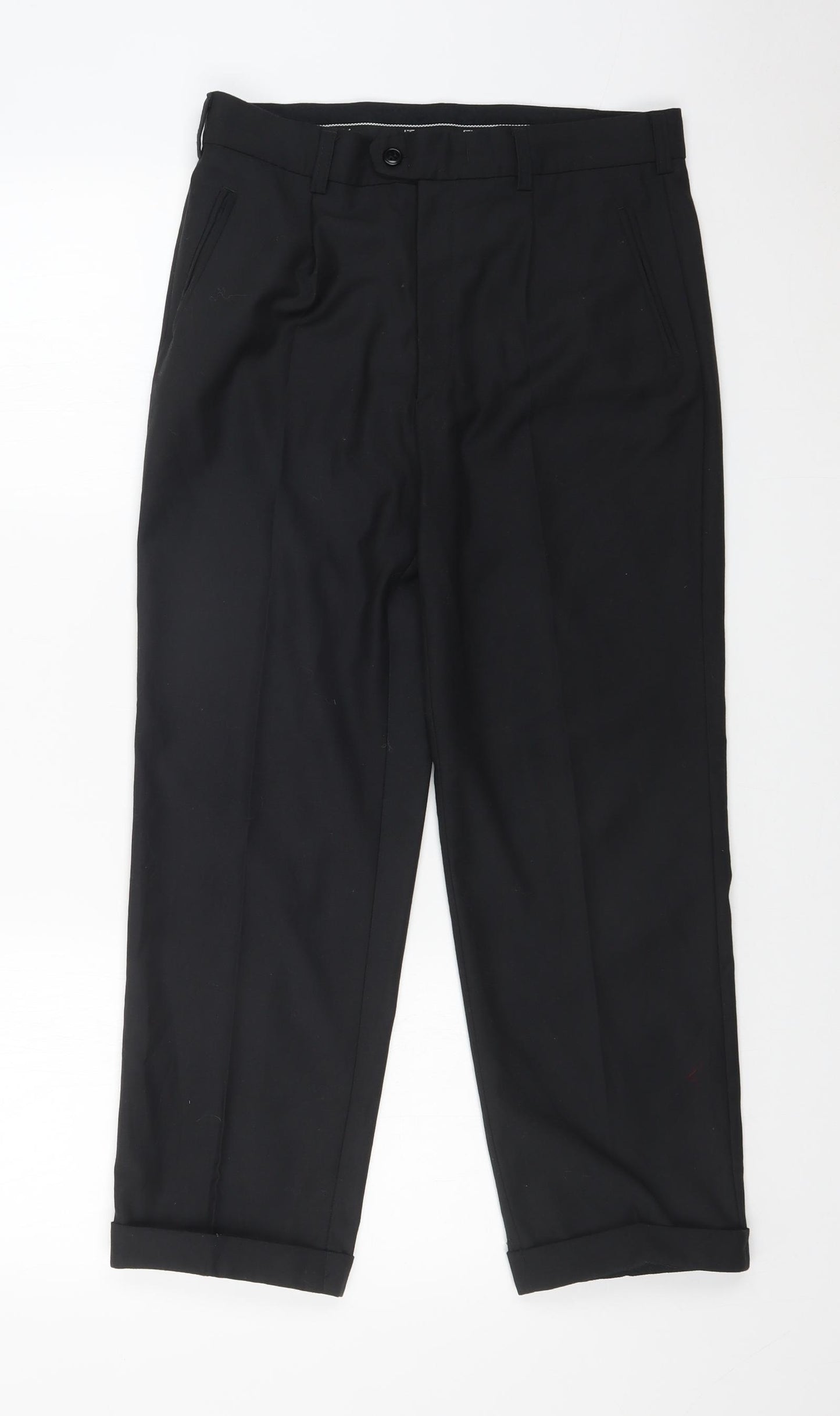 EWTEX Womens Black   Trousers  Size 30 in L23 in