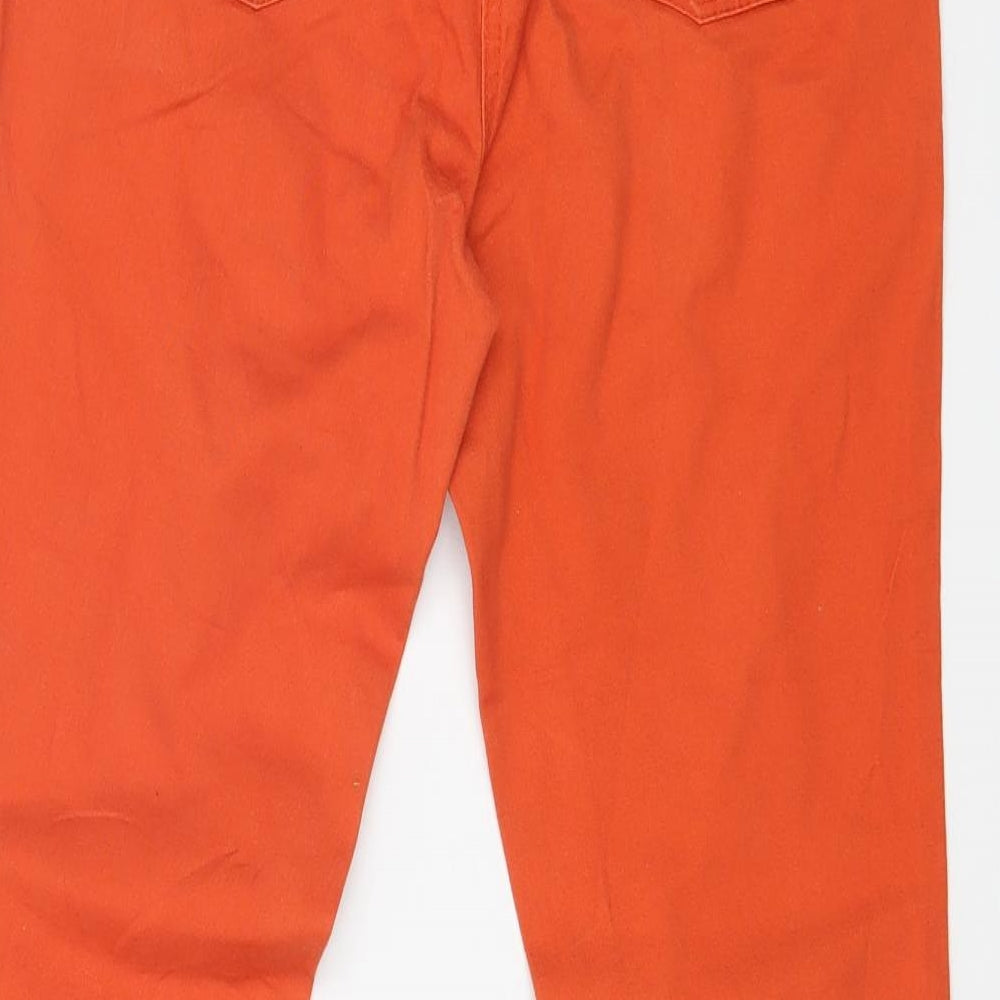H&M Womens Orange   Skinny Jeans Size 10 L30 in