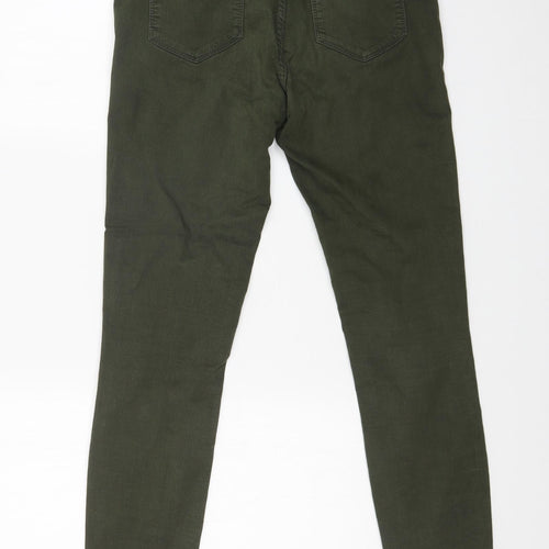 Fat Face Womens Green   Skinny Jeans Size 12 L28 in