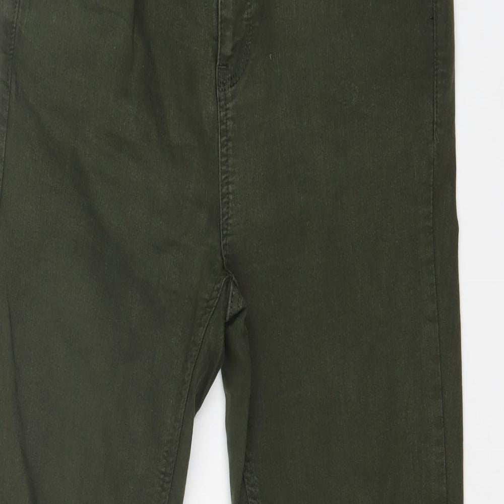 Fat Face Womens Green   Skinny Jeans Size 12 L28 in