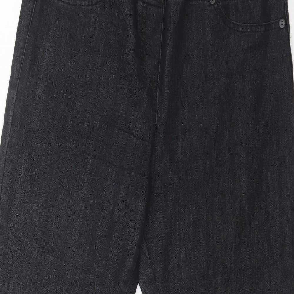 Preworn Womens Black   Jegging Leggings Size 14 L29 in
