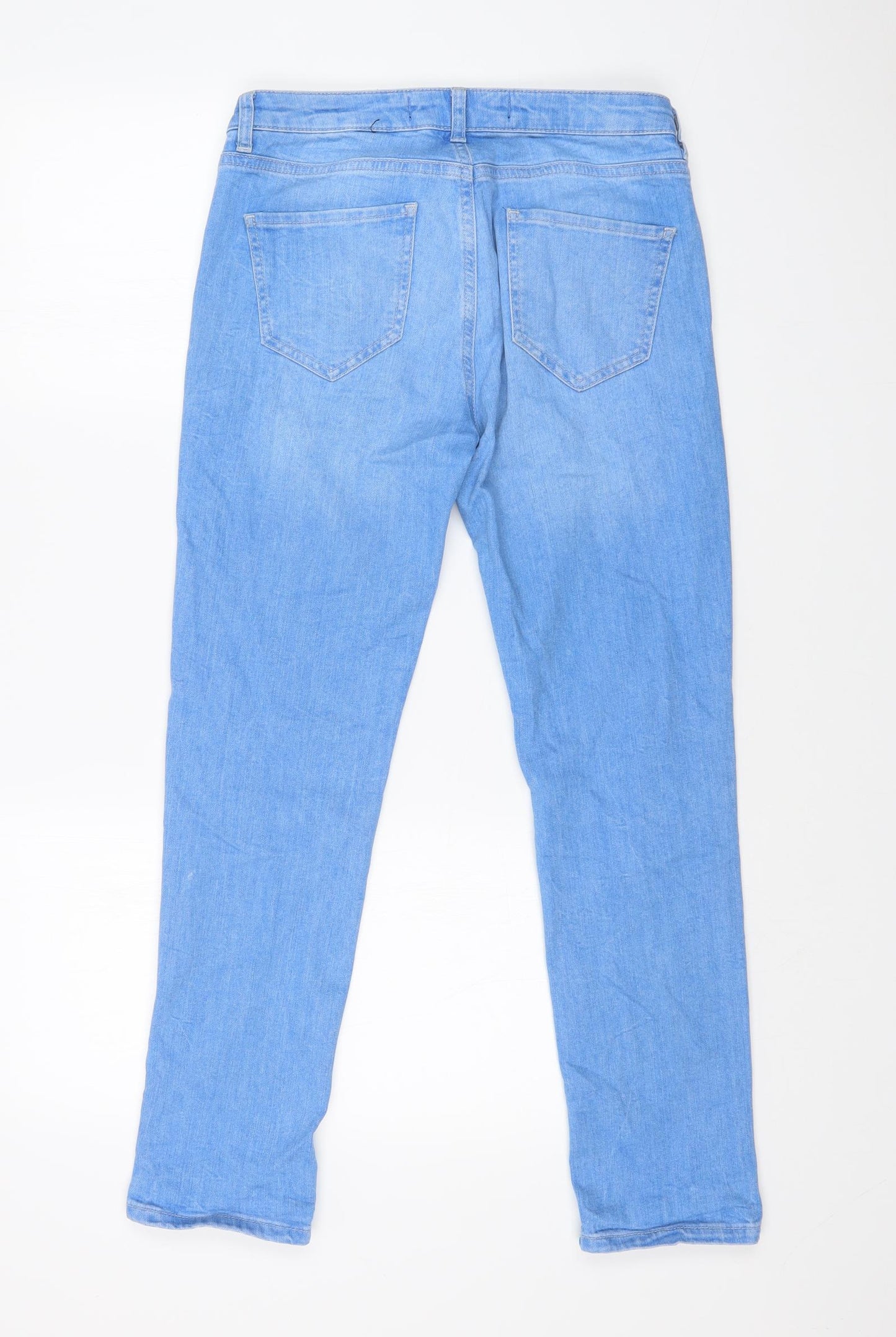 NEXT Womens Blue   Cropped Jeans Size 10 L27 in