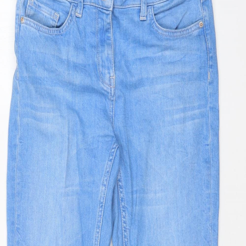 NEXT Womens Blue   Cropped Jeans Size 10 L27 in