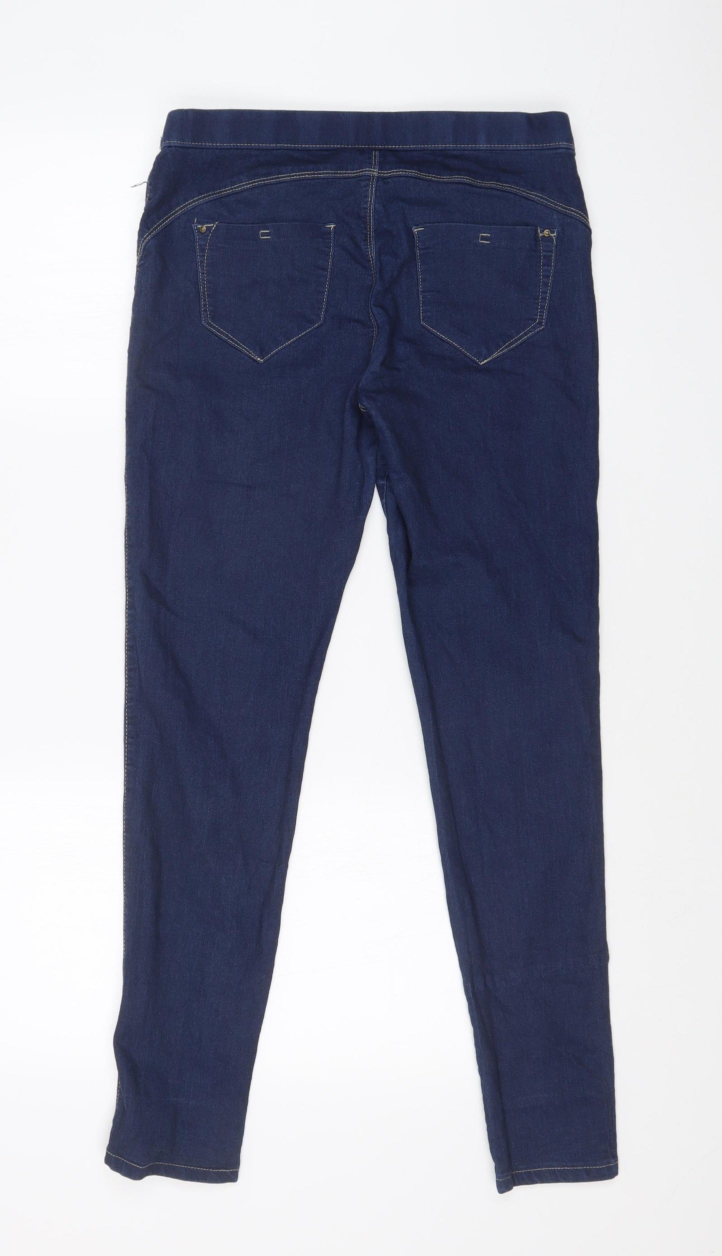 DENIM CO Womens Blue   Jegging Leggings Size 12 L28 in