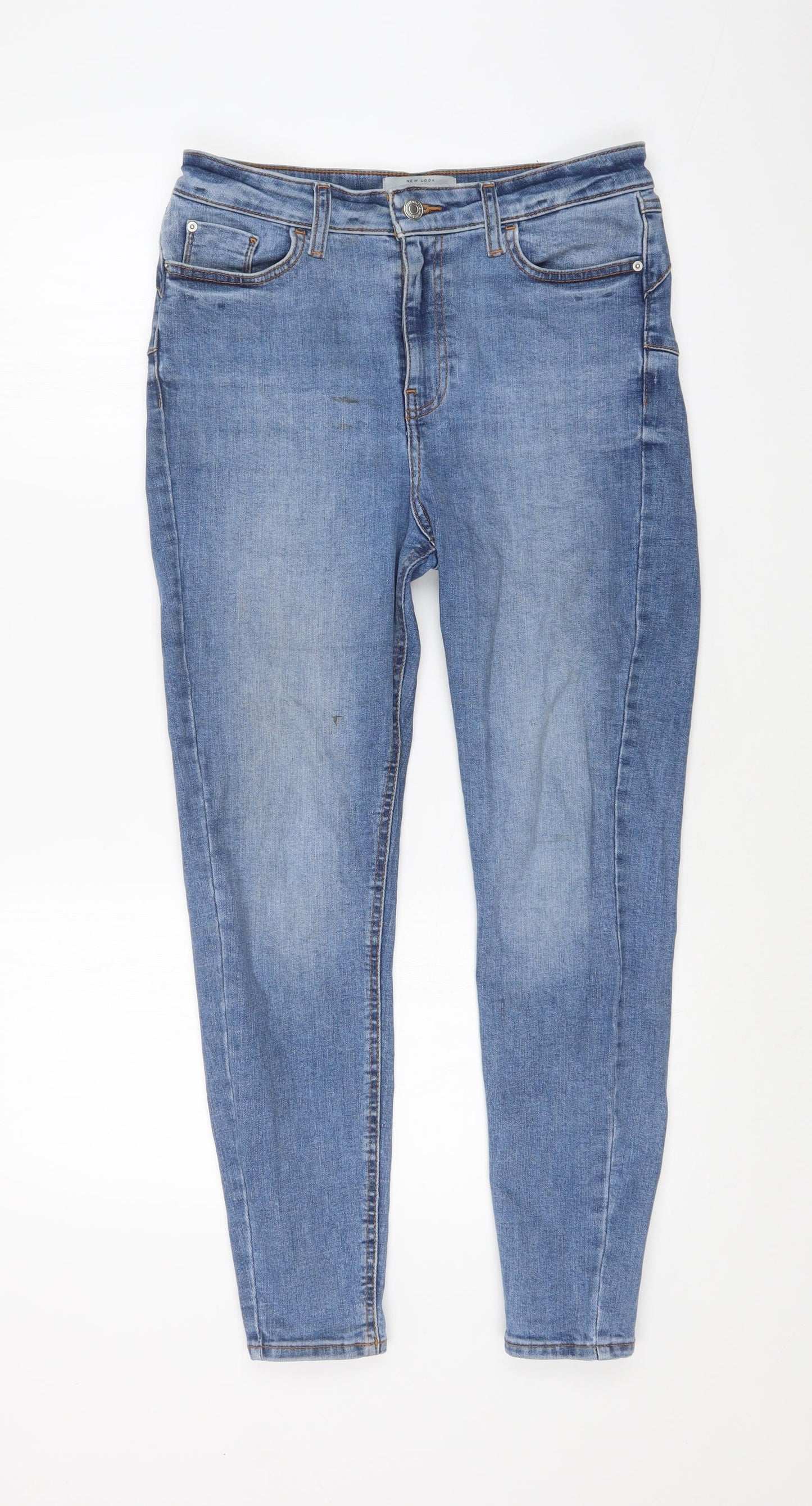 New Look Womens Blue   Skinny Jeans Size 12 L25 in