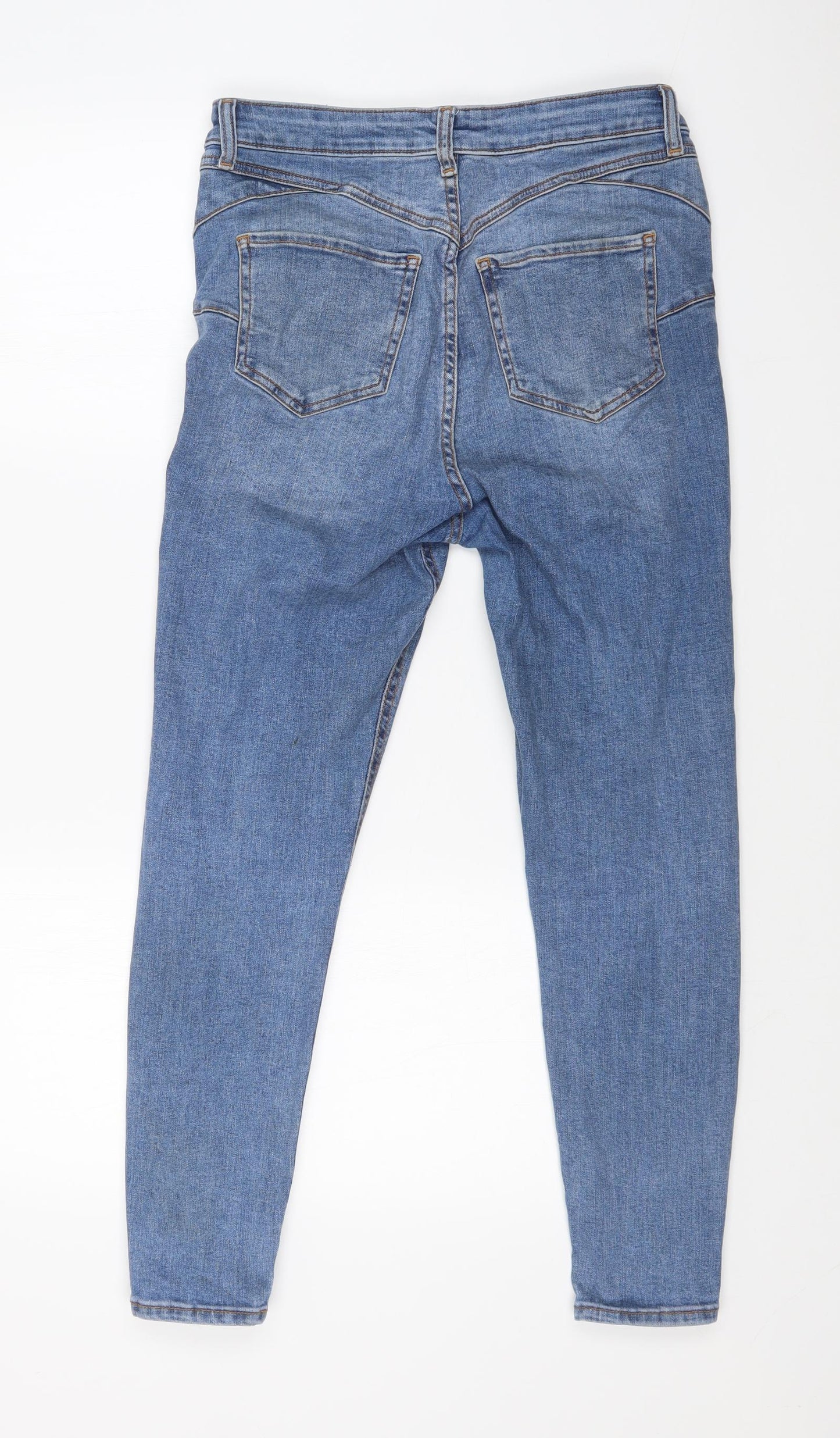 New Look Womens Blue   Skinny Jeans Size 12 L25 in