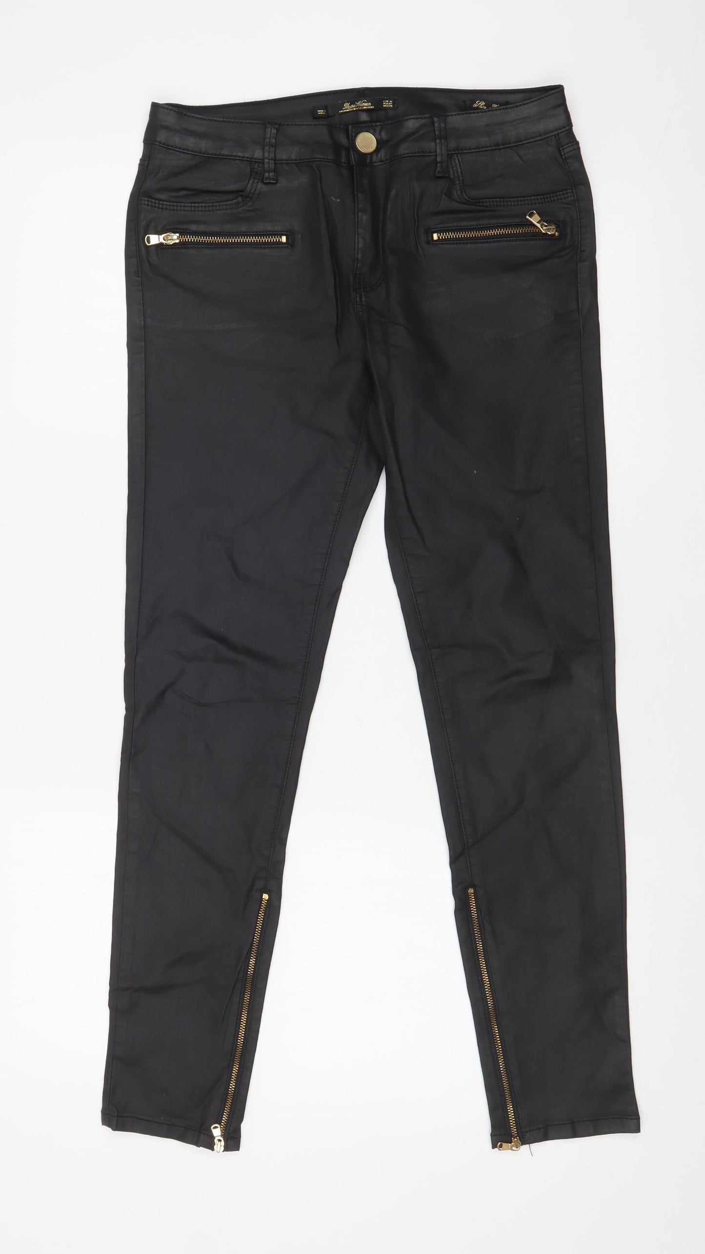 JEAN WOMAN Womens Black   Skinny Jeans Size 8 L27 in