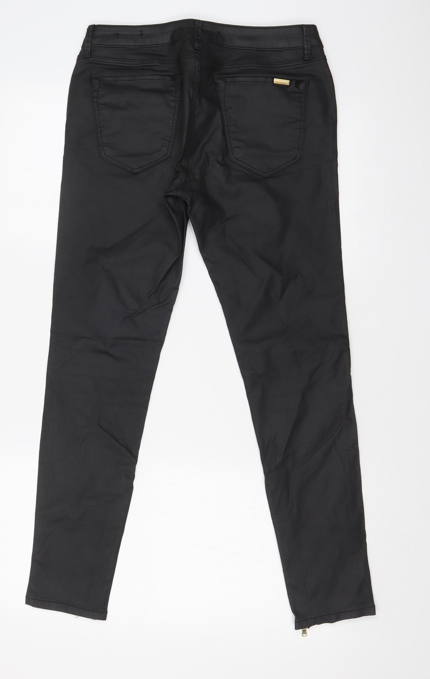 JEAN WOMAN Womens Black   Skinny Jeans Size 8 L27 in