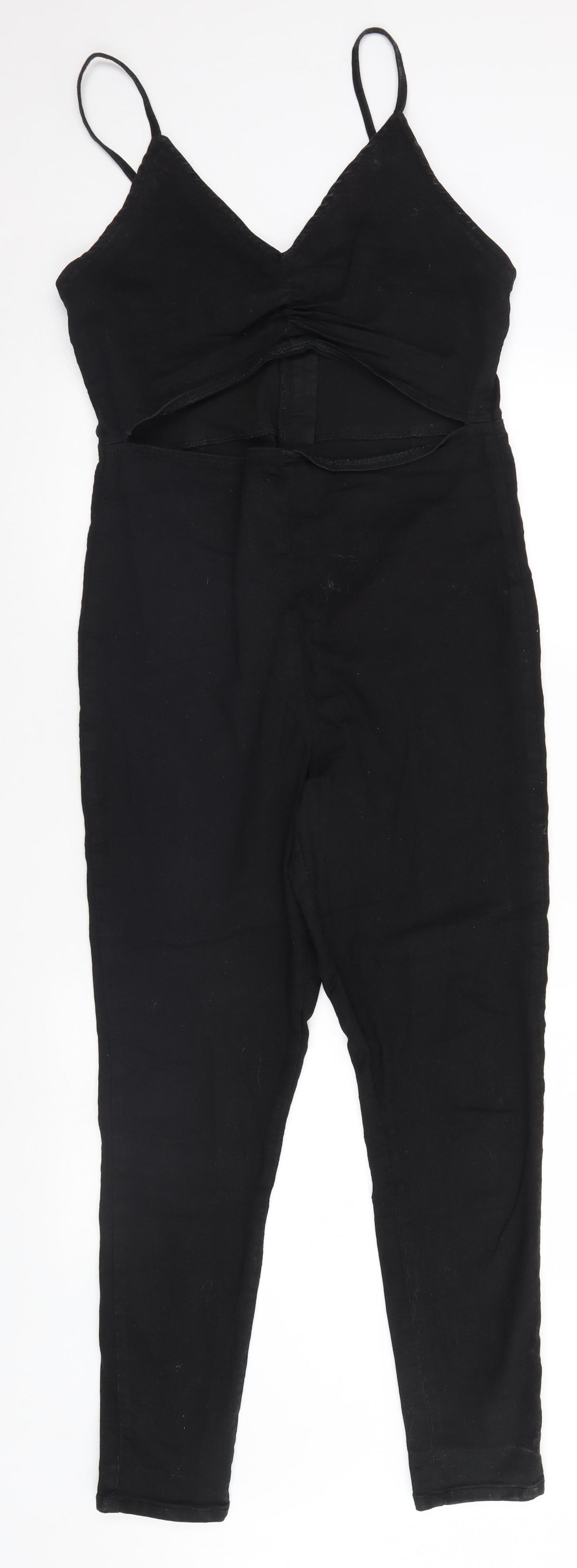 Topshop Womens Black   Trousers  Size 14 L25 in - Over Alls