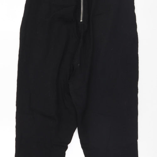 Topshop Womens Black   Trousers  Size 14 L25 in - Over Alls