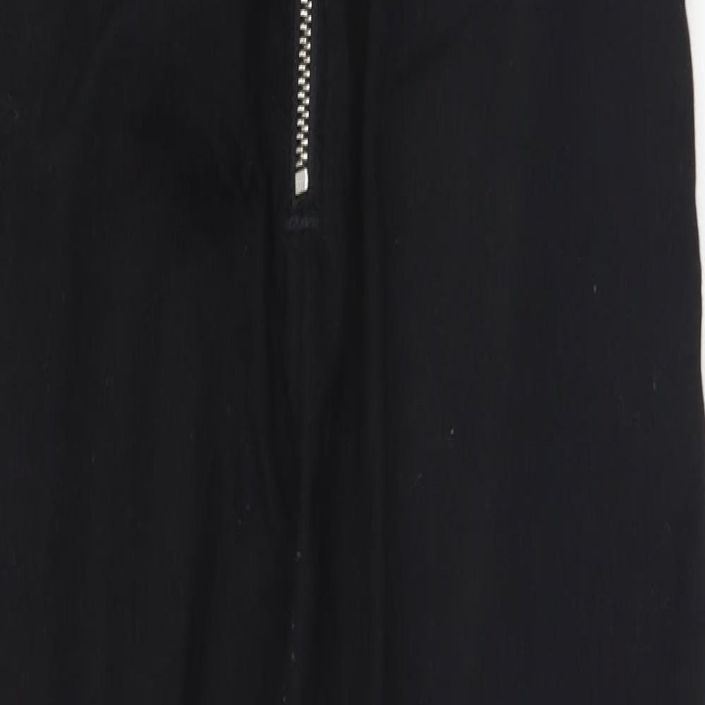 Topshop Womens Black   Trousers  Size 14 L25 in - Over Alls