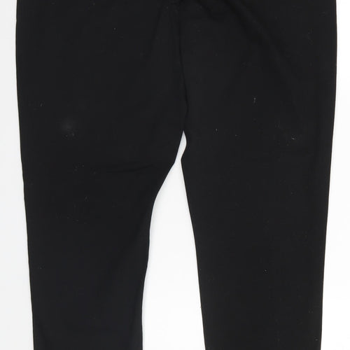 Denim & Co. Womens Black   Trousers  Size 18 L30 in