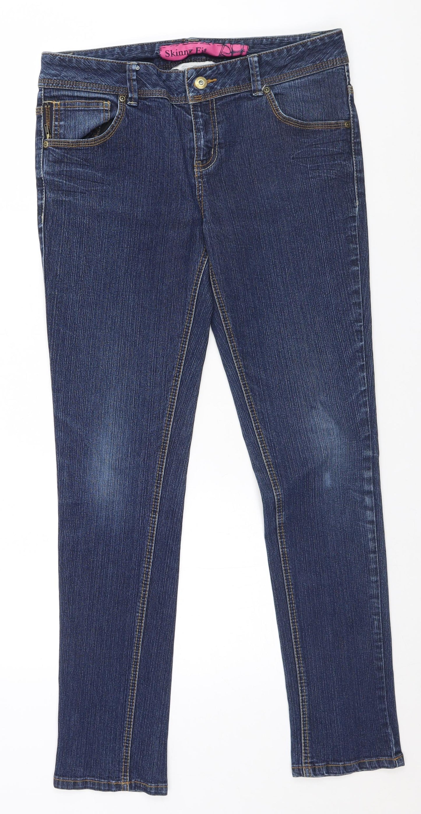 Red Herring Womens Blue   Skinny Jeans Size 12 L29 in