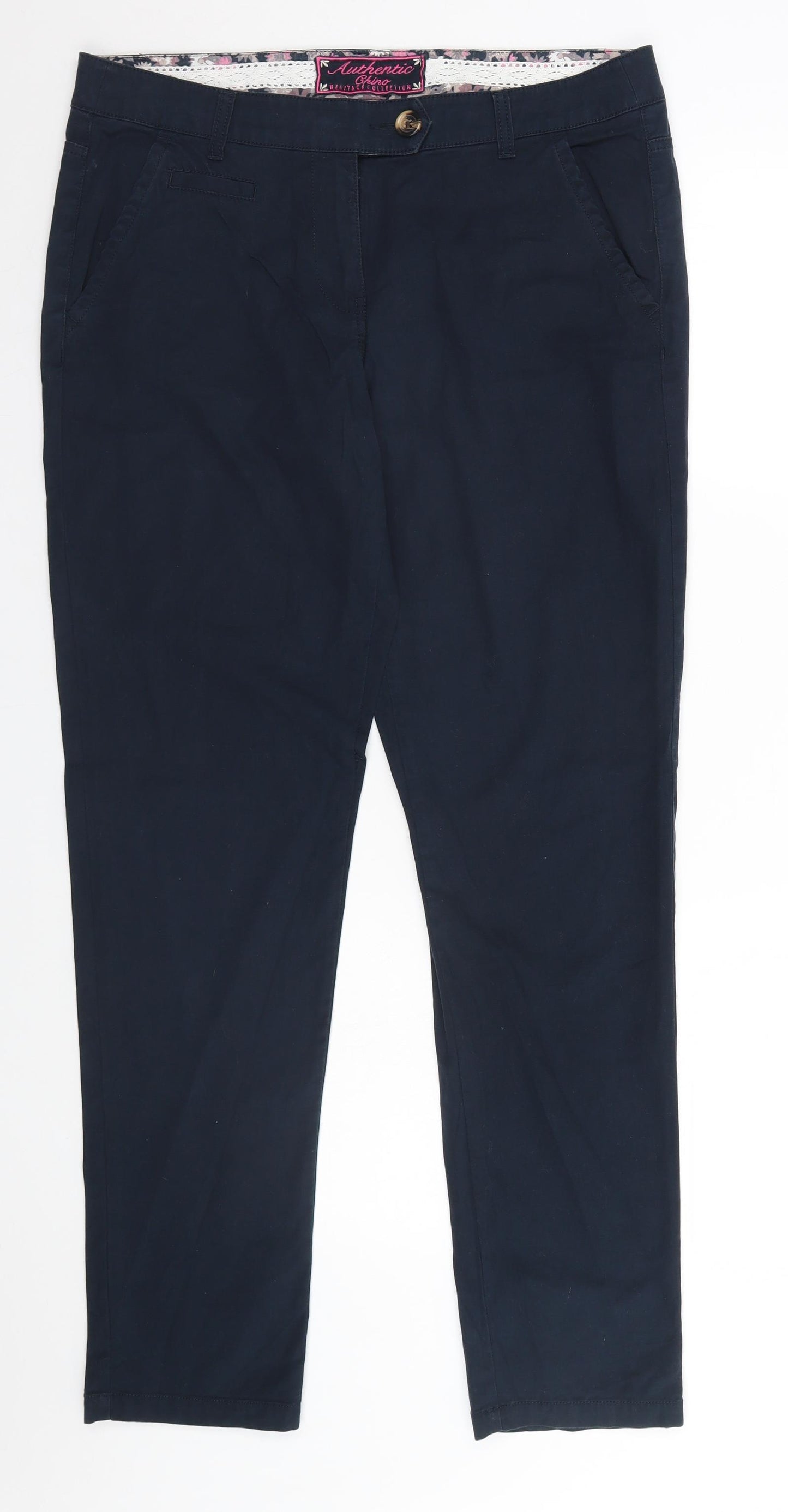 F&F Womens Blue   Trousers  Size 12 L30 in