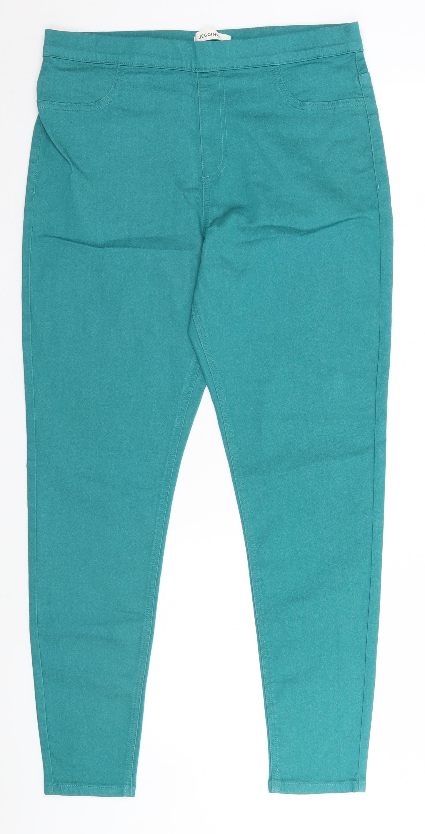 Marks and Spencer Womens Grey   Jegging Trousers Size 14 L27 in