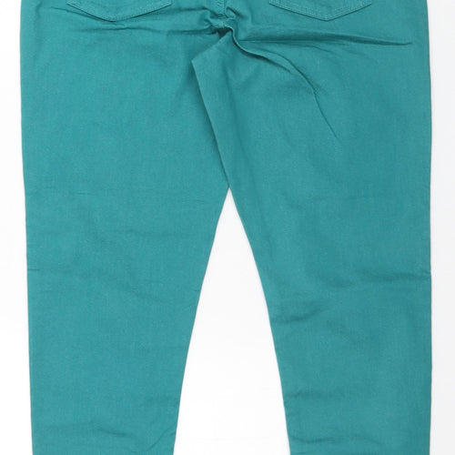Marks and Spencer Womens Grey   Jegging Trousers Size 14 L27 in