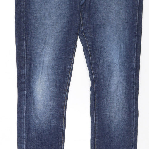 Preworn Womens Blue   Skinny Jeans Size 14 L30 in