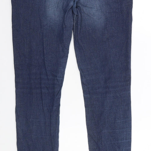 Preworn Womens Blue   Skinny Jeans Size 14 L30 in