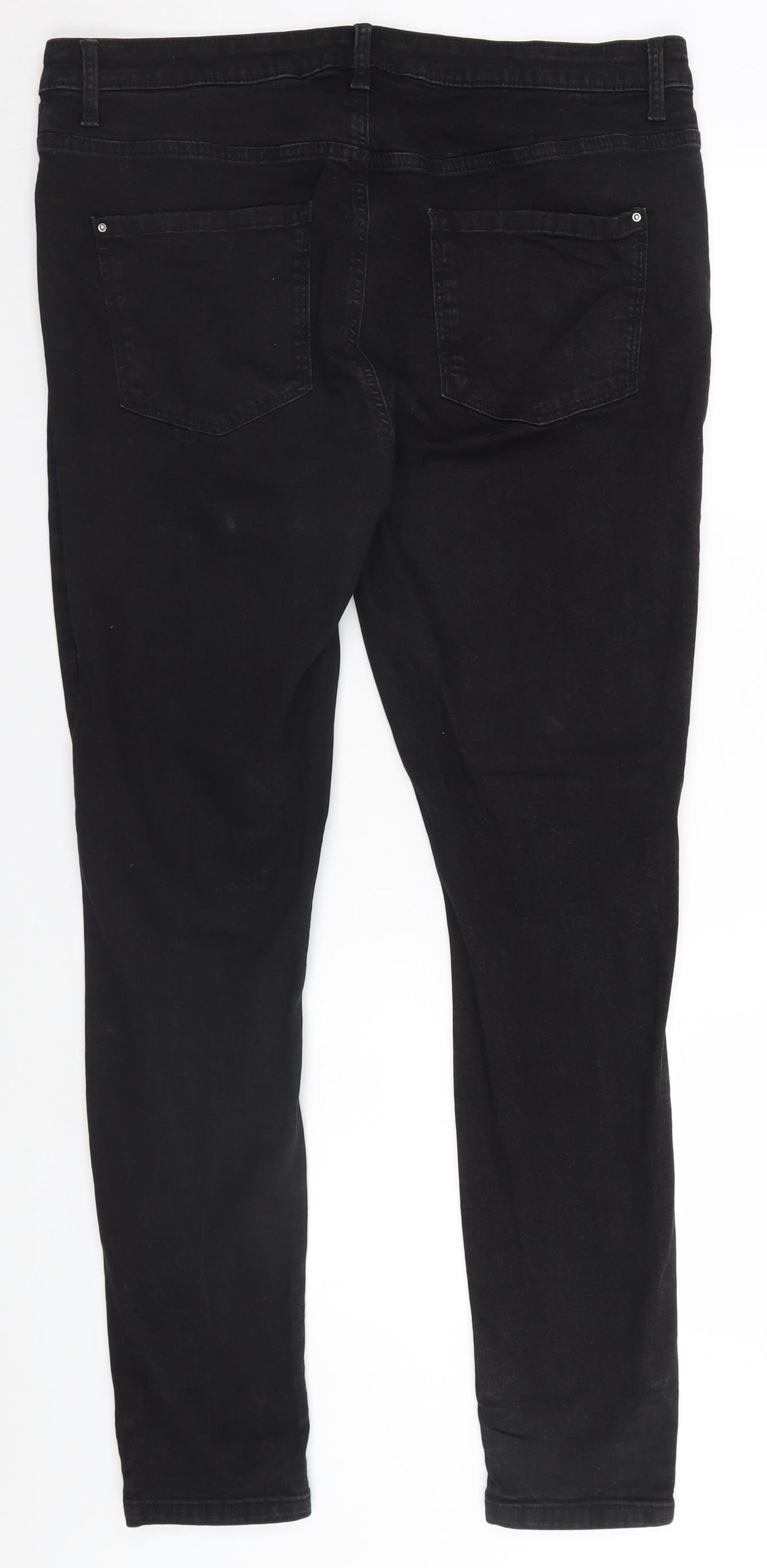 Dorothy Perkins Womens Black   Trousers  Size 18 L28 in