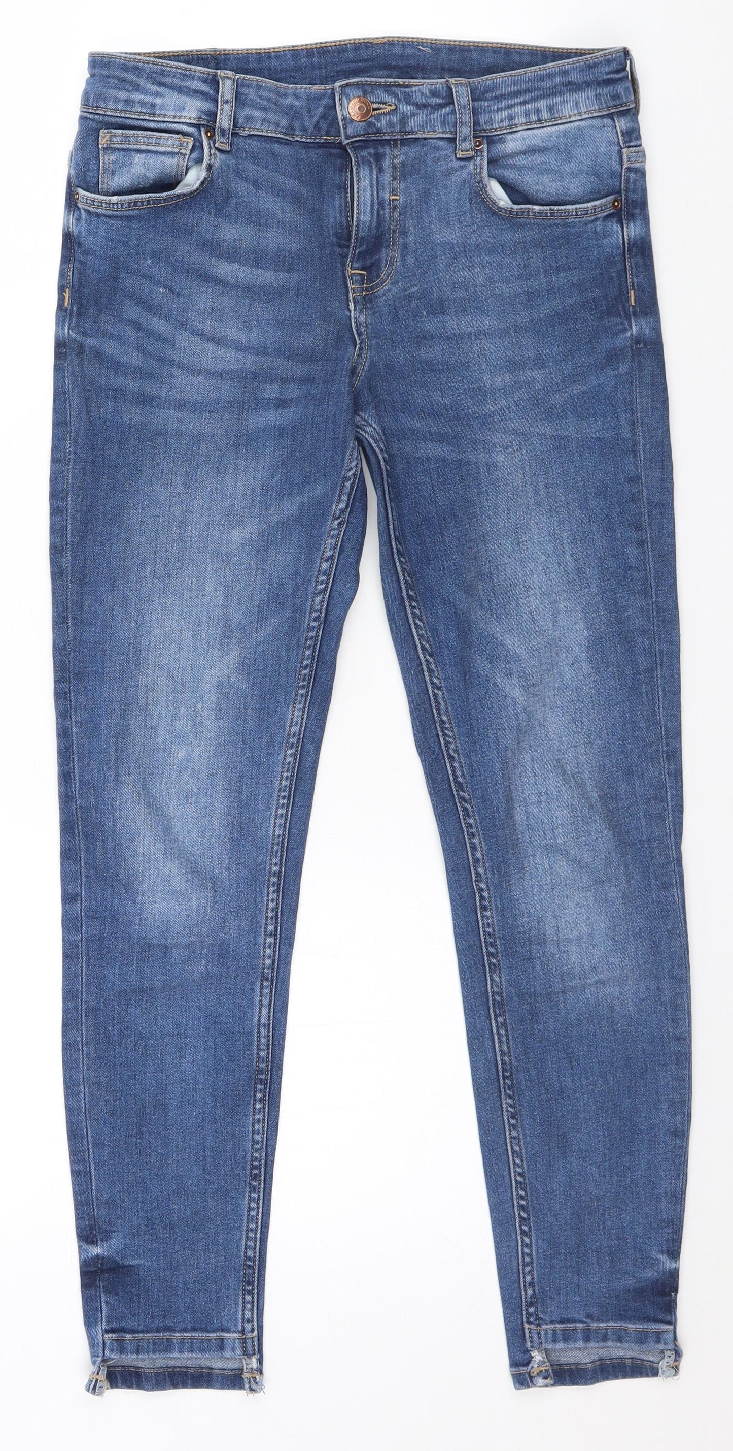 Preworn Womens Blue   Straight Jeans  L27 in