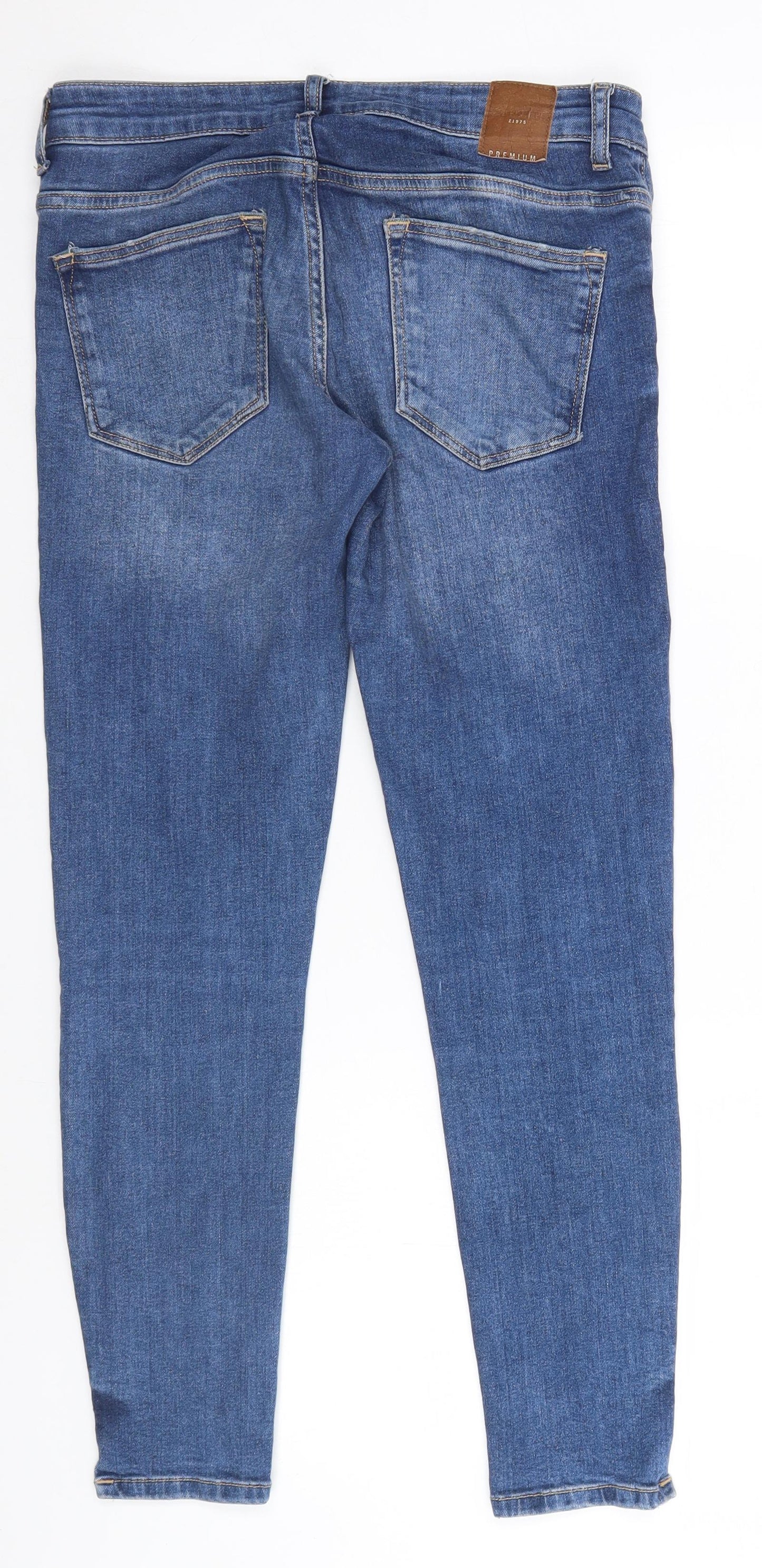 Preworn Womens Blue   Straight Jeans  L27 in