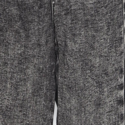 Denim & Co. Womens Grey   Straight Jeans Size 12 L28 in
