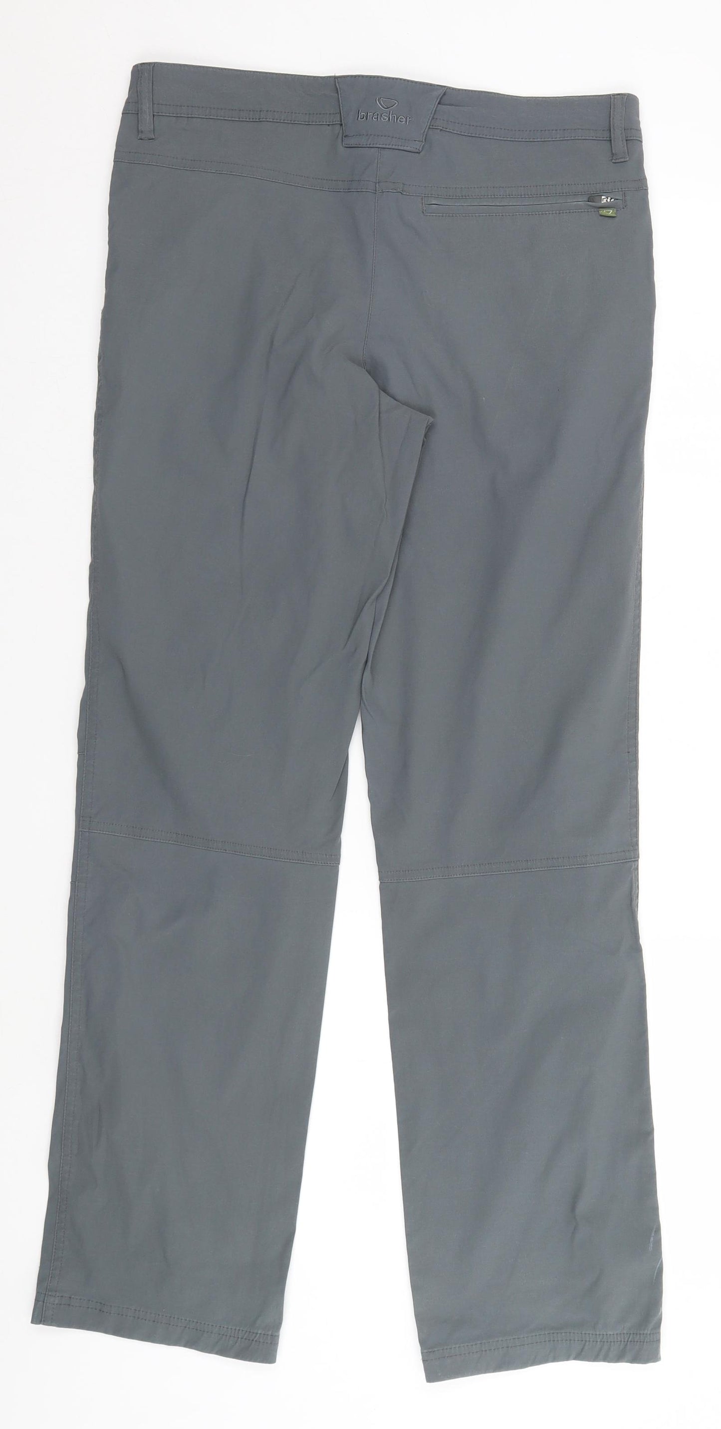 brasher Womens Grey   Trousers  Size 12 L30 in