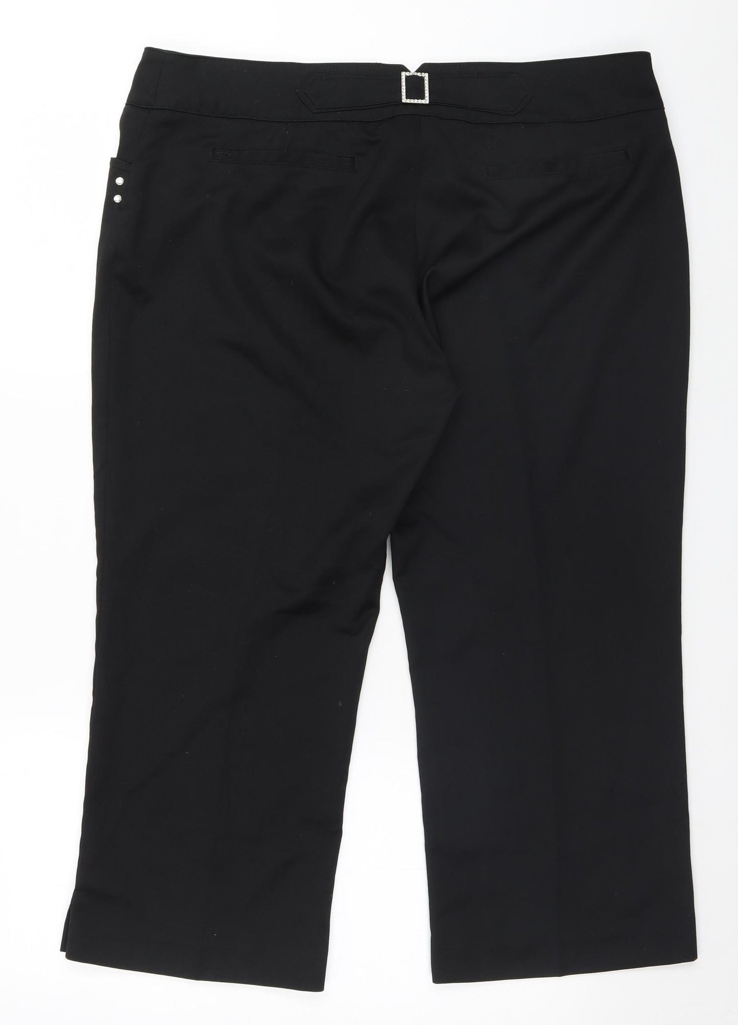 NEXT Womens Black   Trousers  Size 18 L22 in
