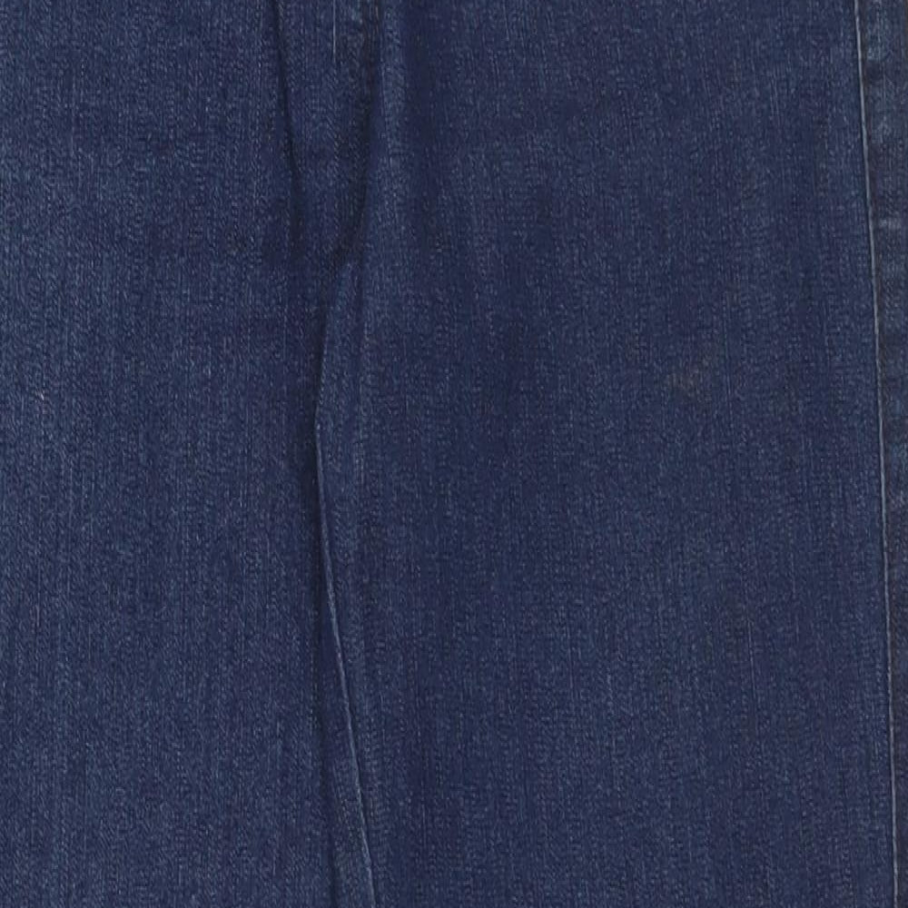 M&Co Womens Blue   Straight Jeans Size 10 L28 in